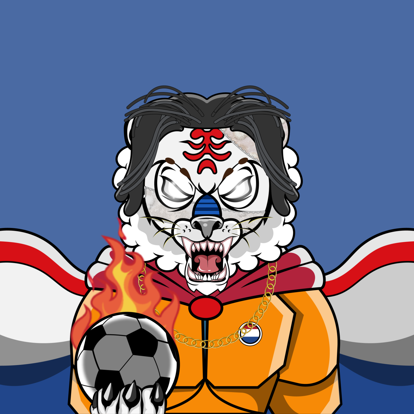 Football TigerChi #1077 NFT on Algorand