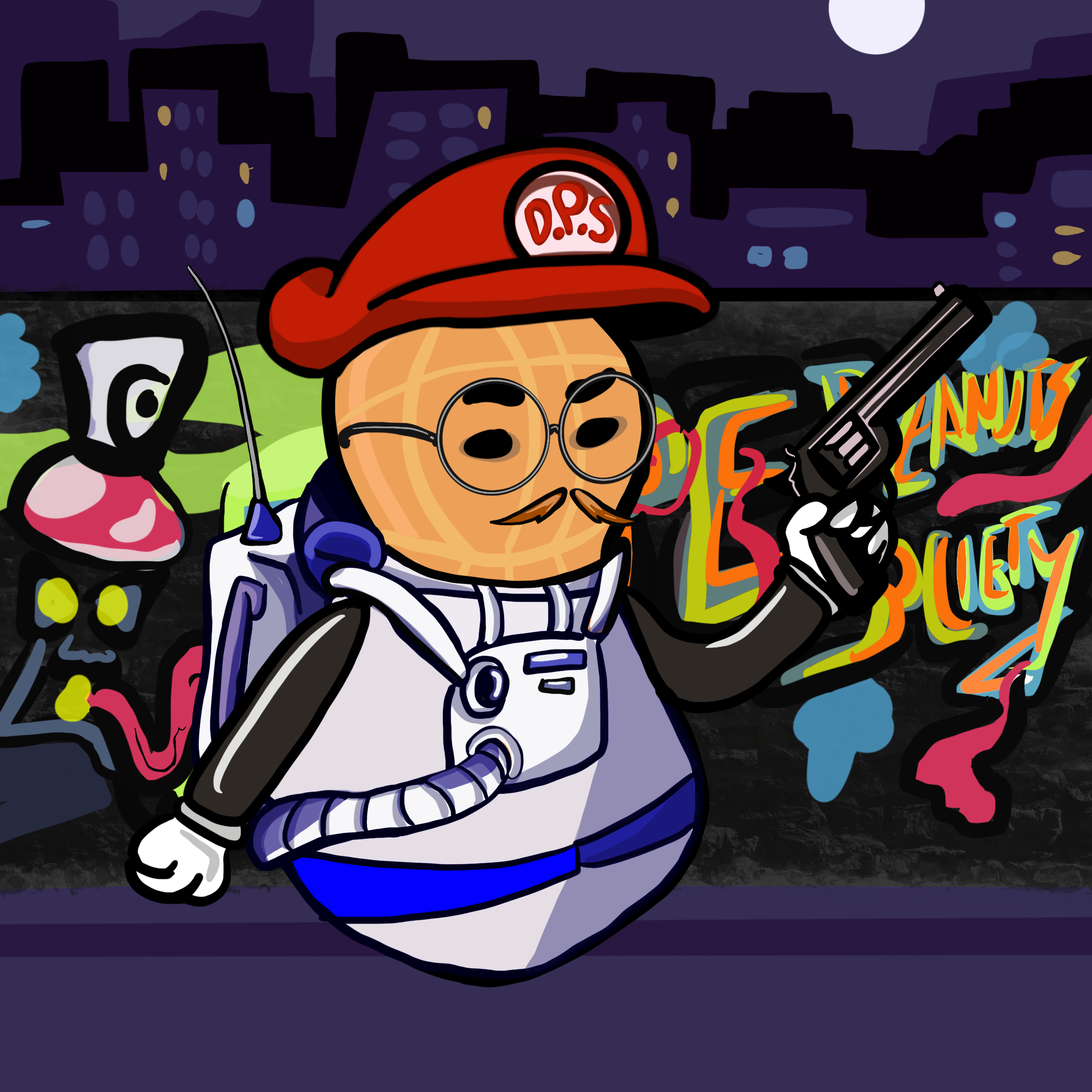 Dope Peanut Society #451 NFT on Algorand