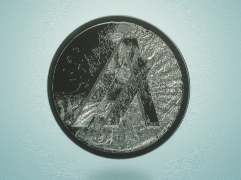 Silver Algo Moon Coin