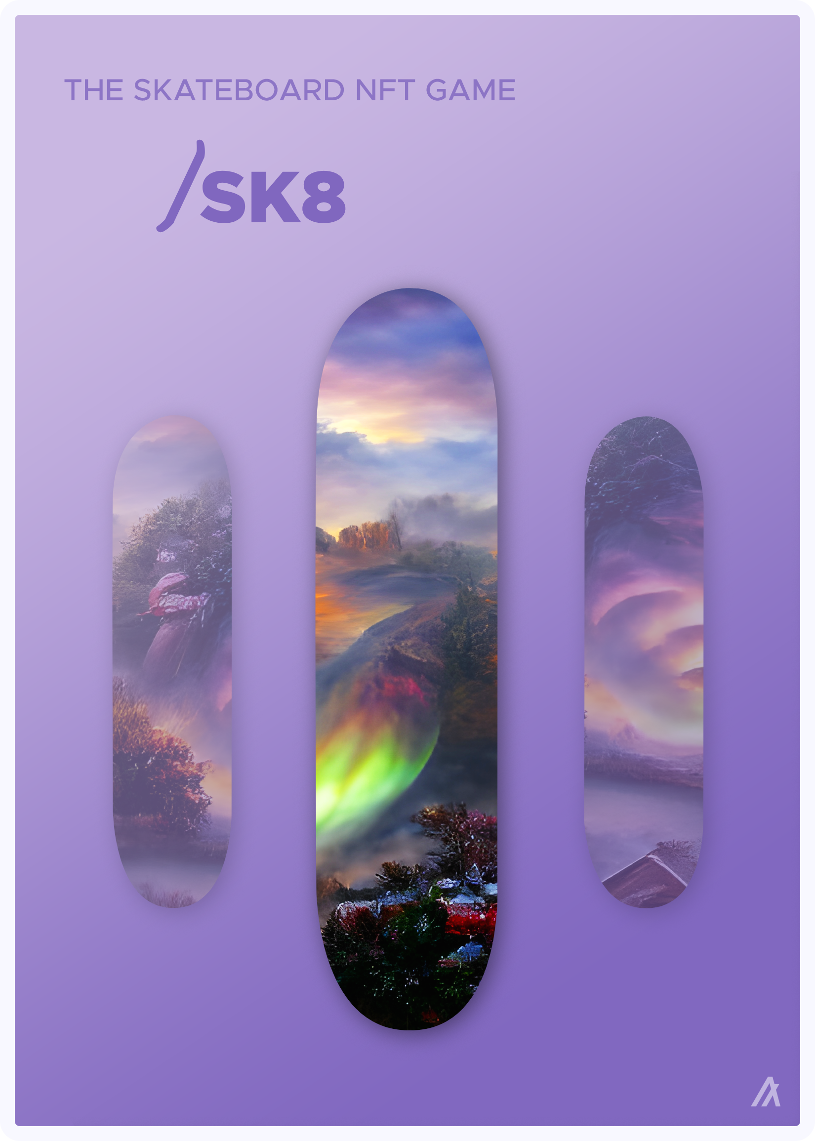 SK8 Deck #096 NFT on Algorand