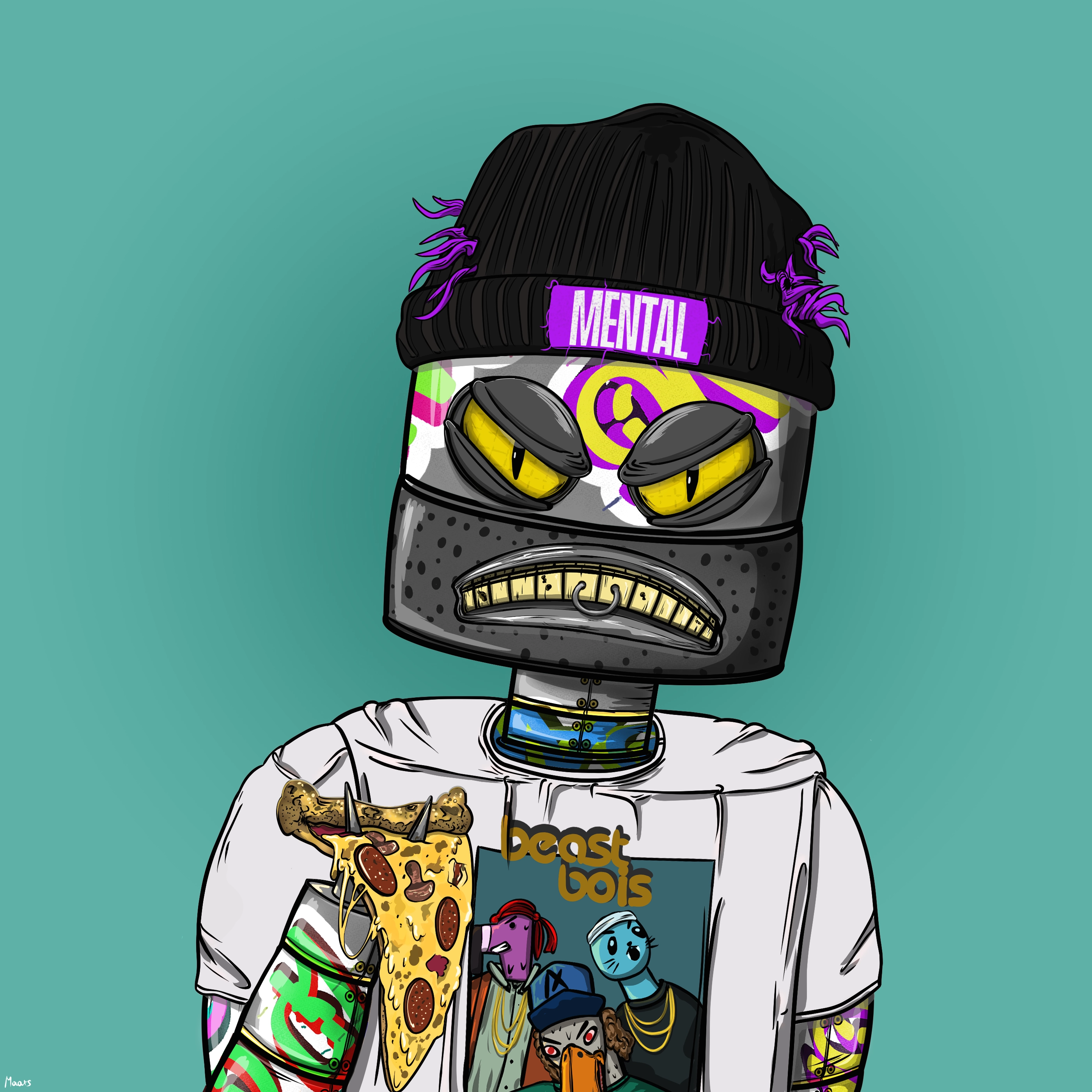 Mental Marvin #2791 NFT on Algorand