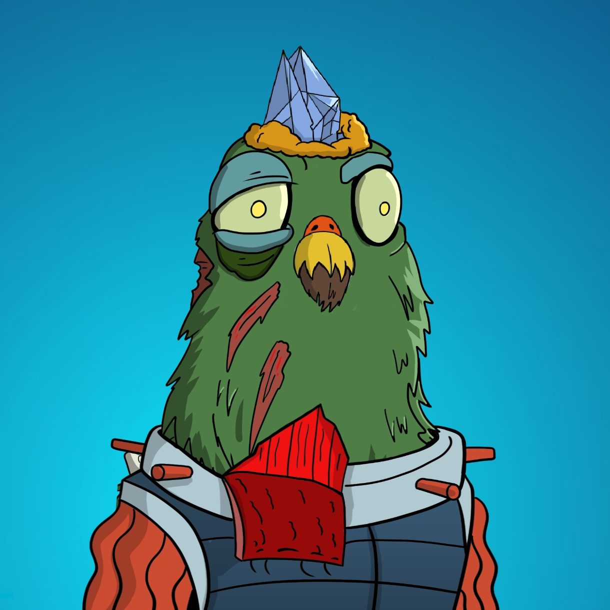 Mutant Ghetto Pigeon #259 NFT on Algorand