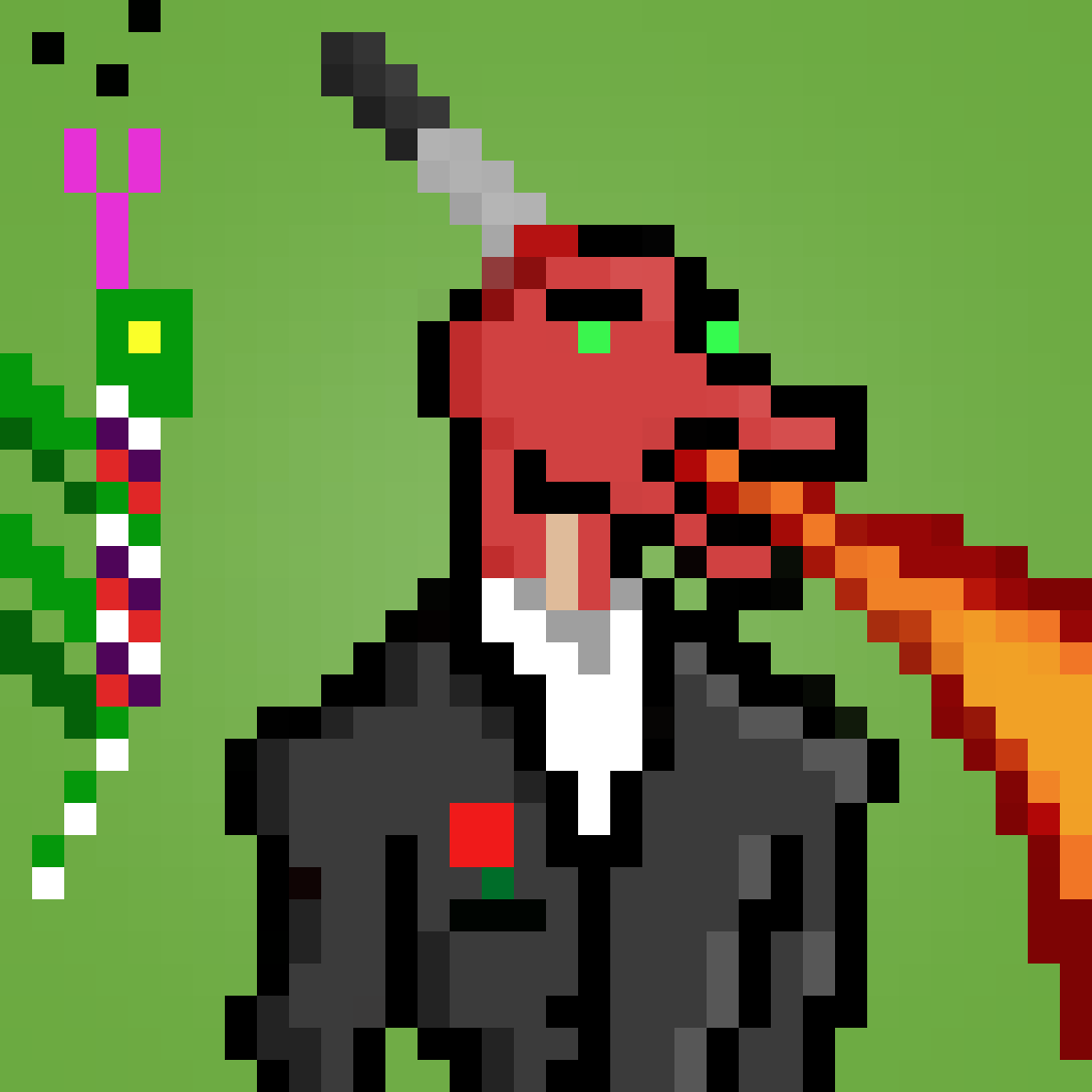 Pixel Dragon: #077 NFT on Algorand