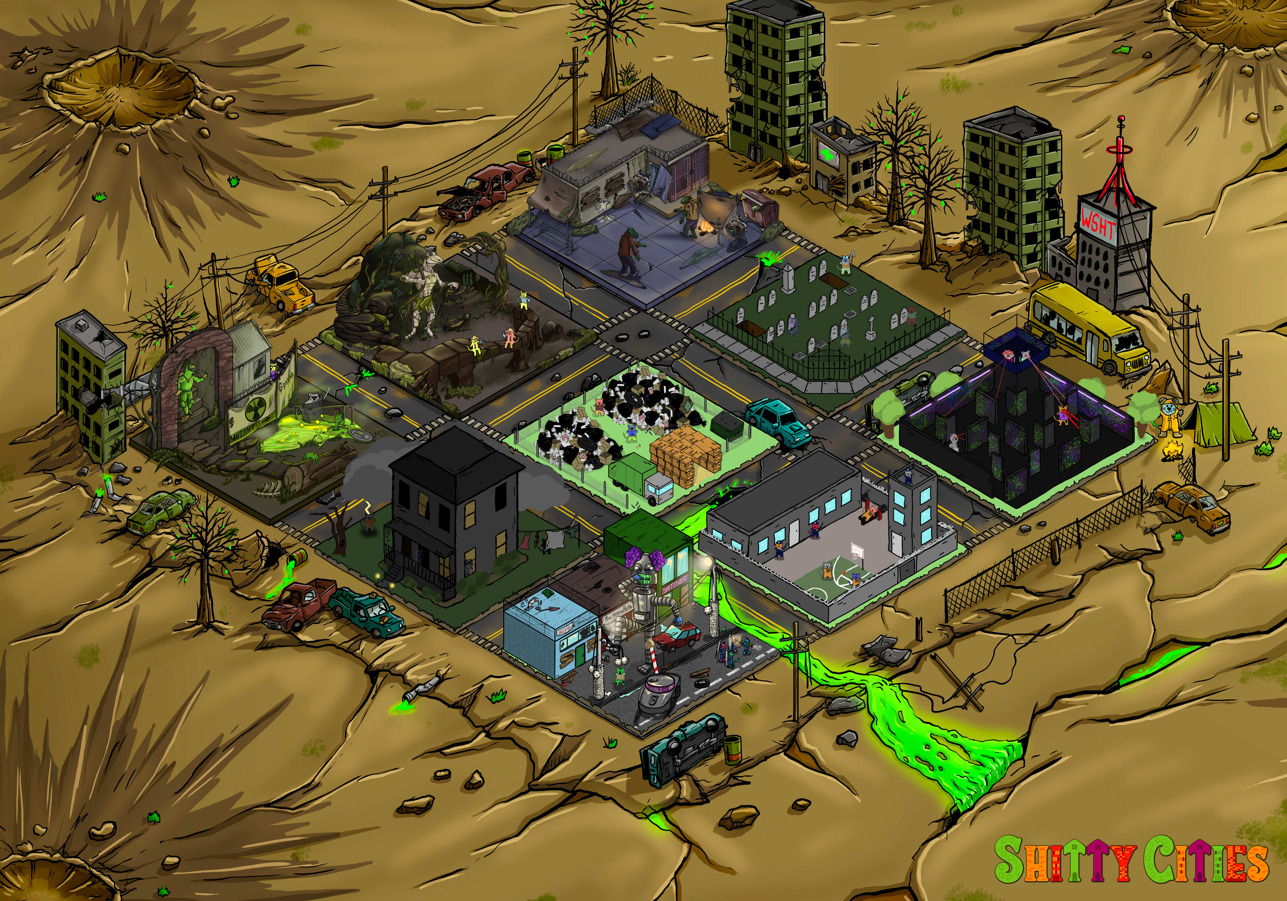 Shitty City #359 NFT on Algorand