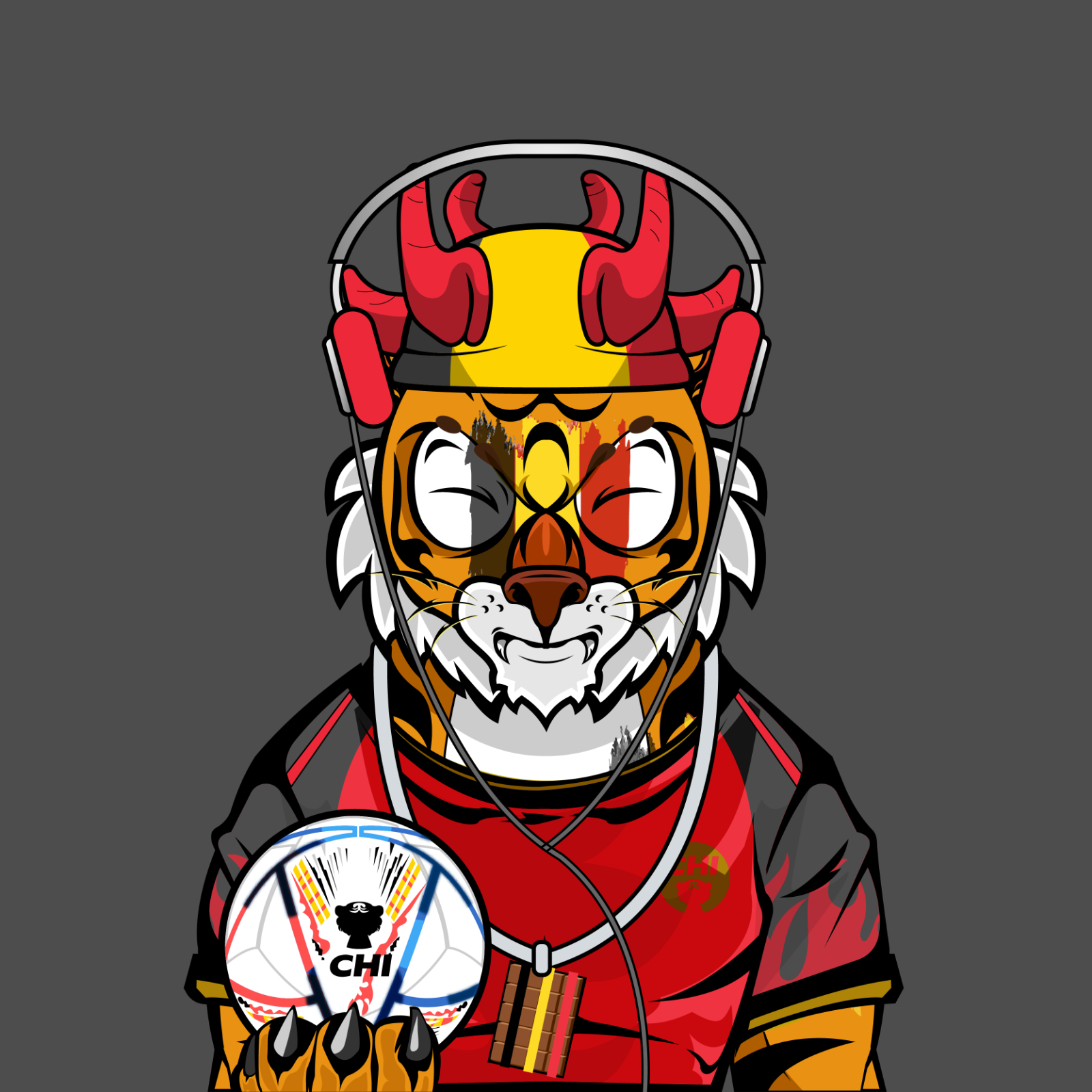 Football TigerChi #1191 NFT on Algorand