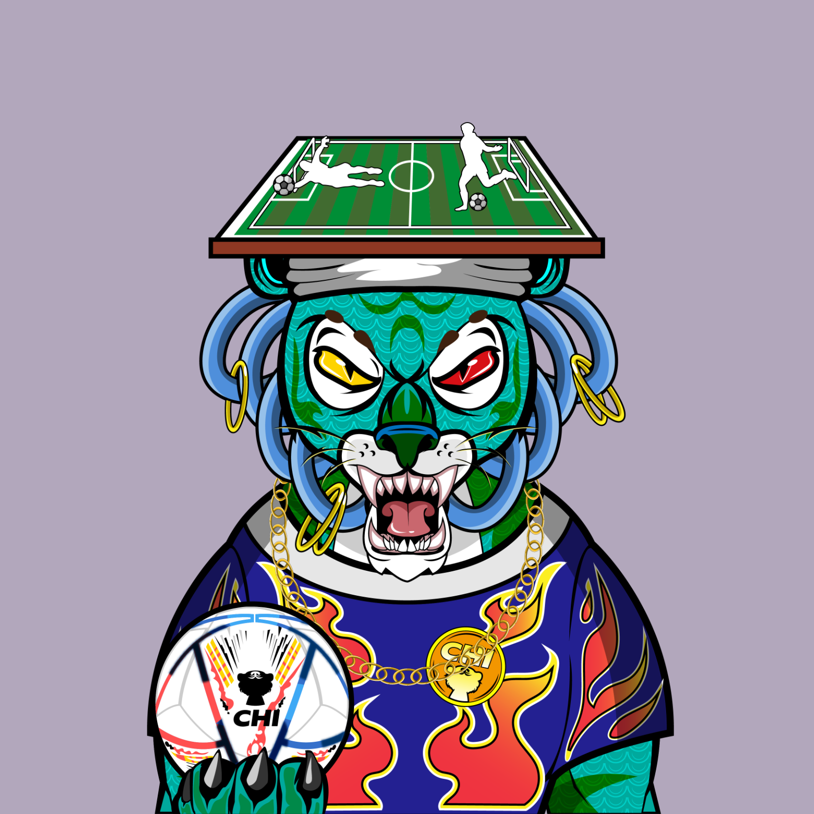 Football TigerChi #1924 NFT on Algorand
