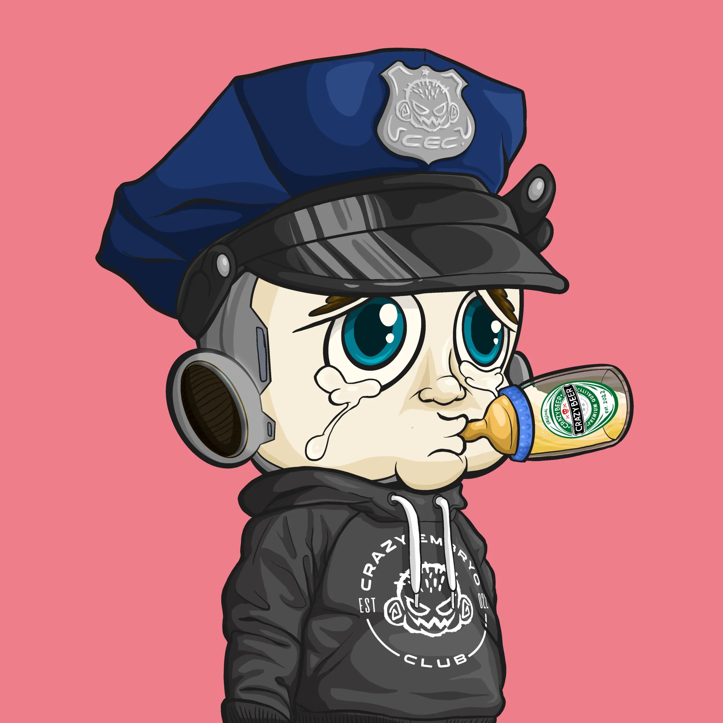 CRAZY COP #6001 NFT on Algorand