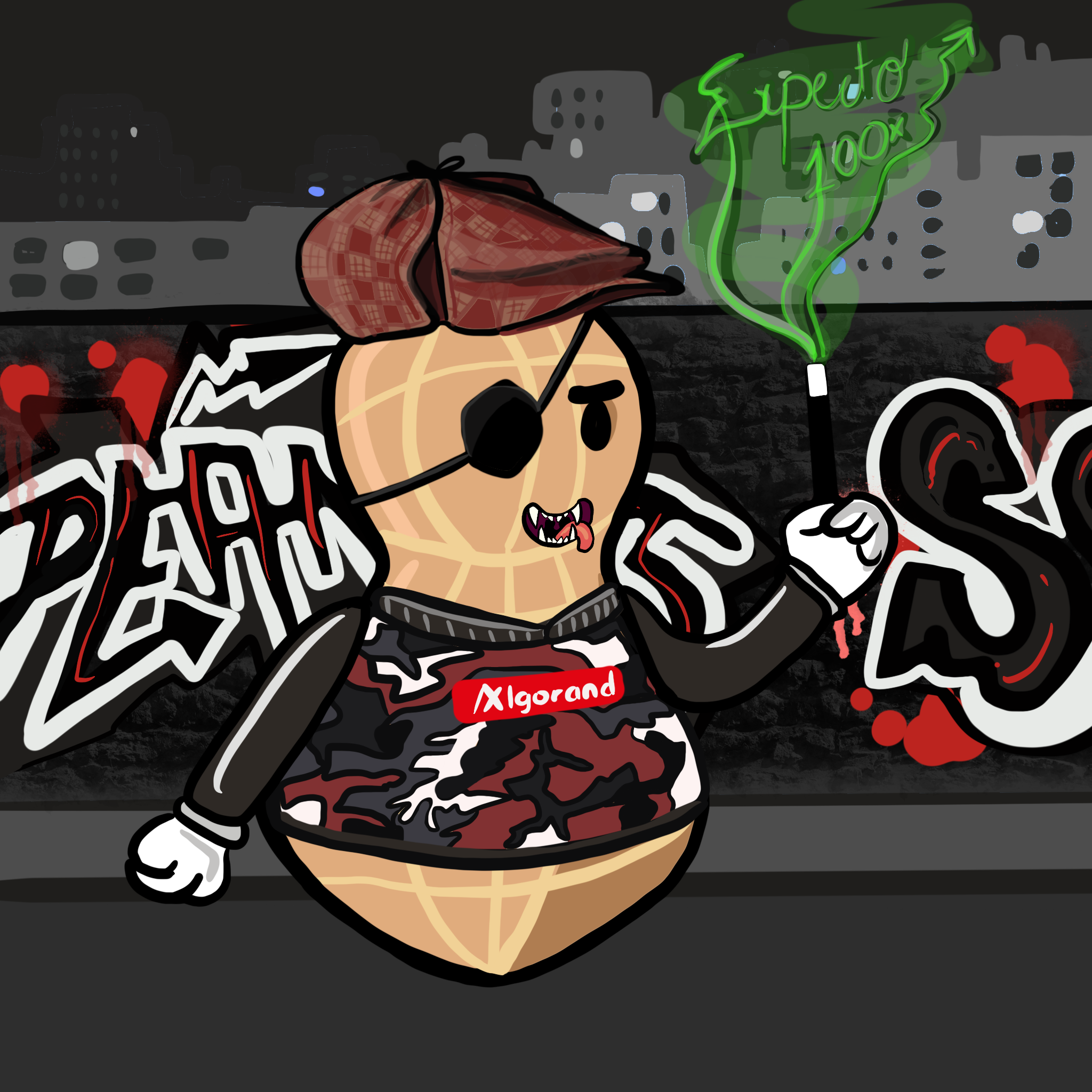 Dope Peanut Society #508 NFT on Algorand
