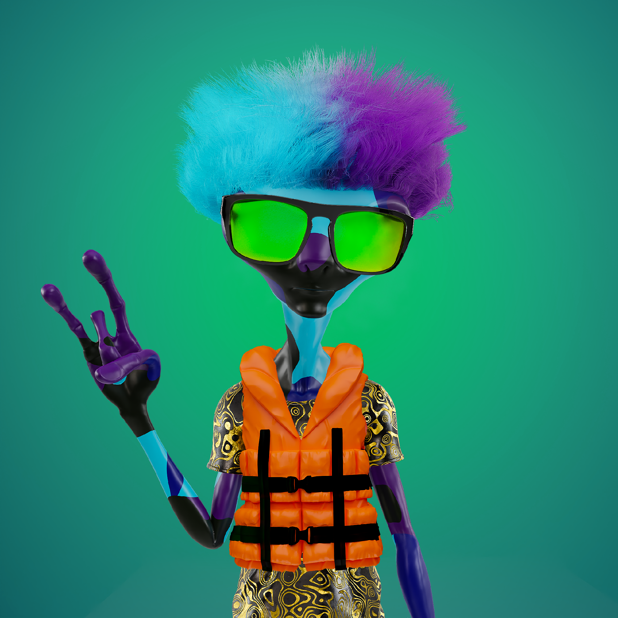 Alien Tourism252 NFT on Algorand