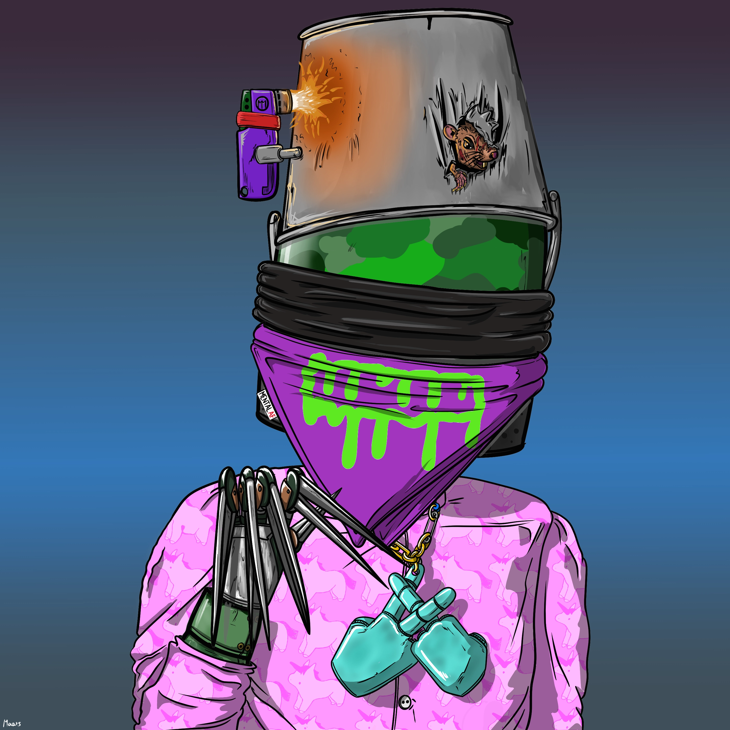 Mental Marvin #228 NFT on Algorand