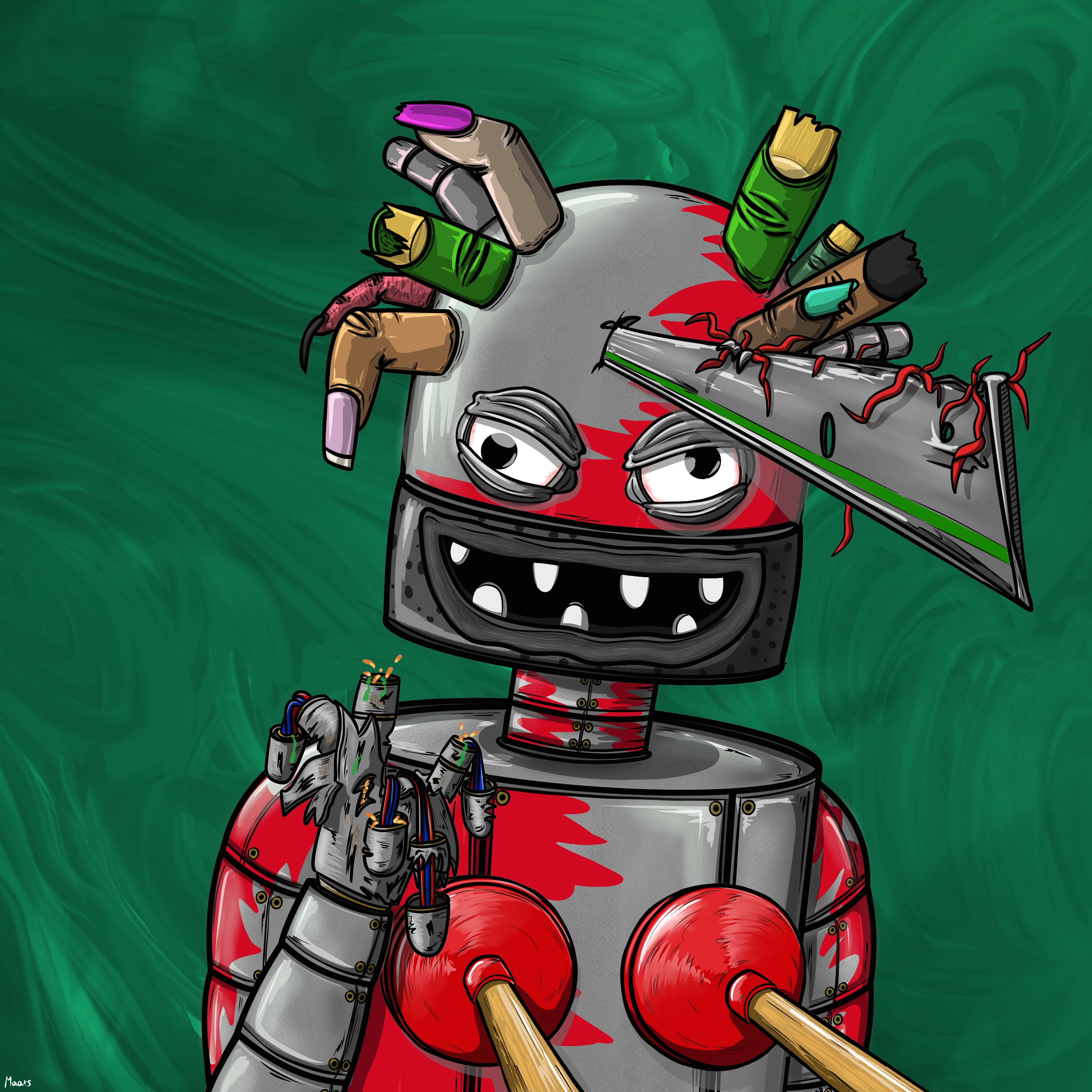 Mental Marvin #253 NFT on Algorand
