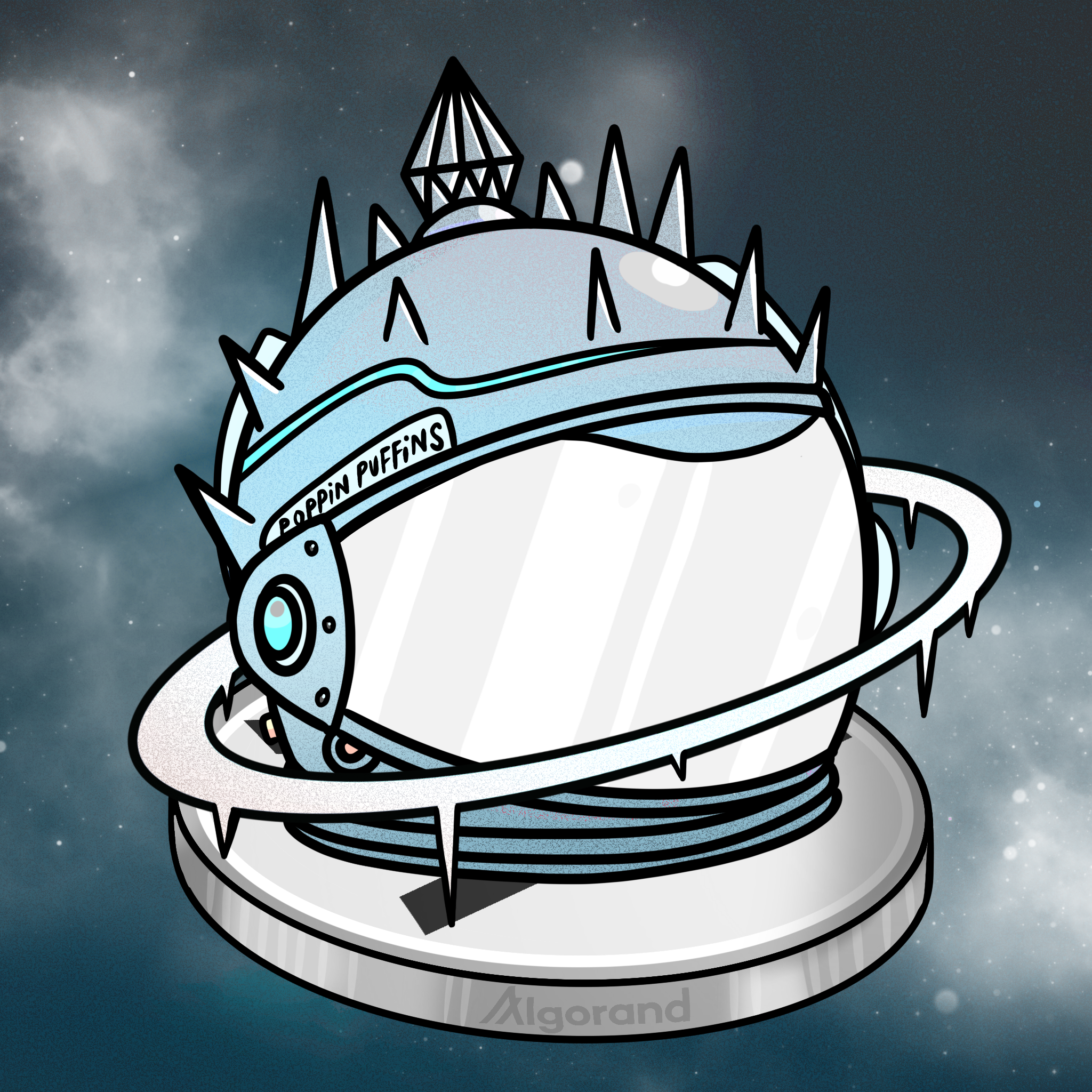 Glacier Helmet #255 NFT on Algorand