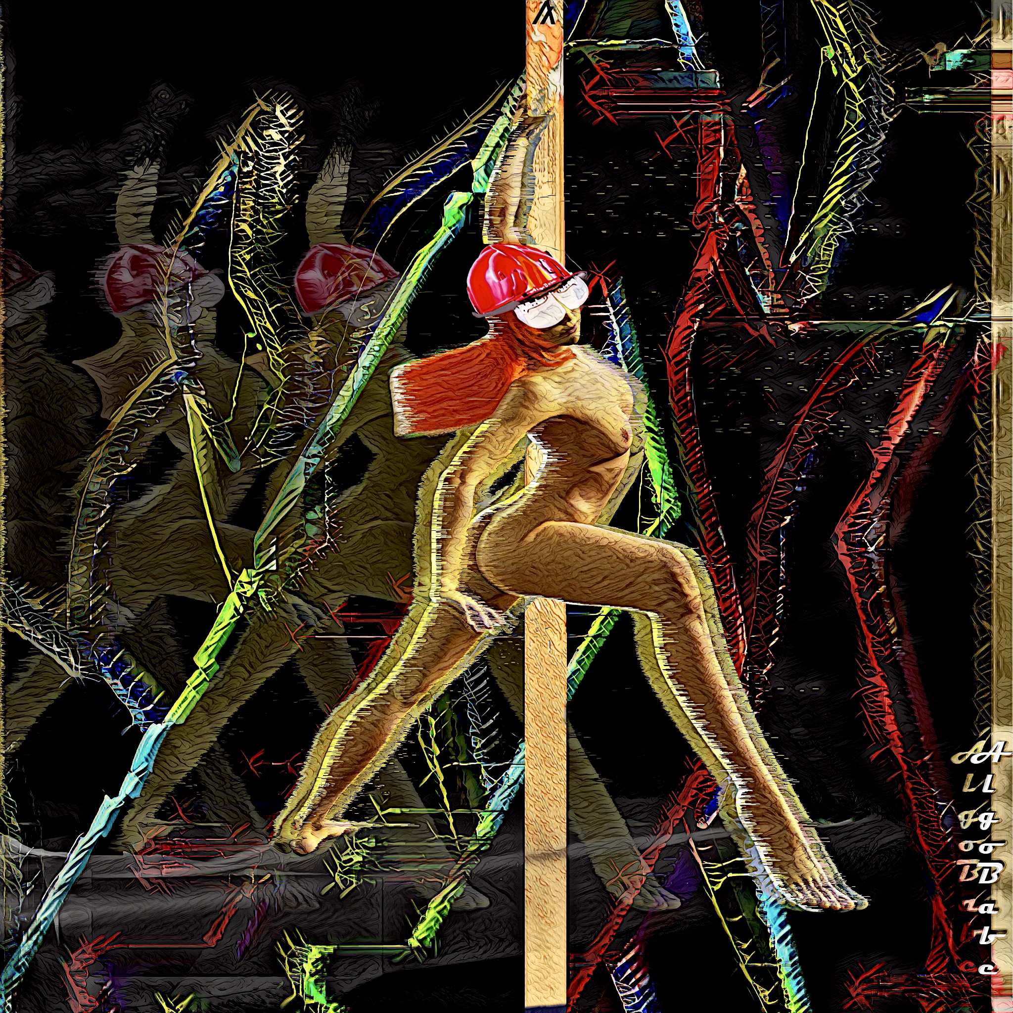 AlgoBabe #268: Retro Reflections NFT on Algorand