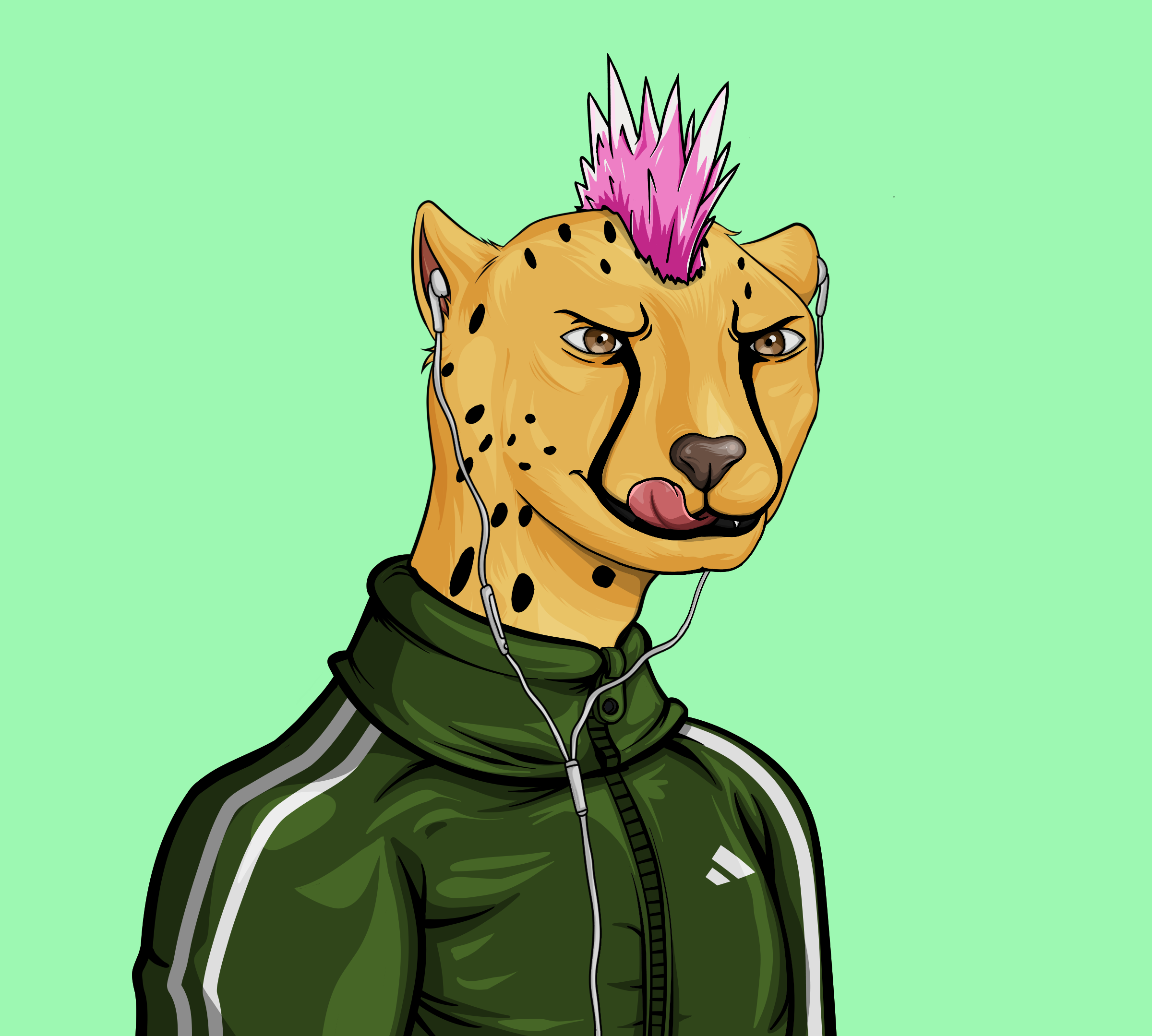 Chic Cheetah #194 NFT on Algorand