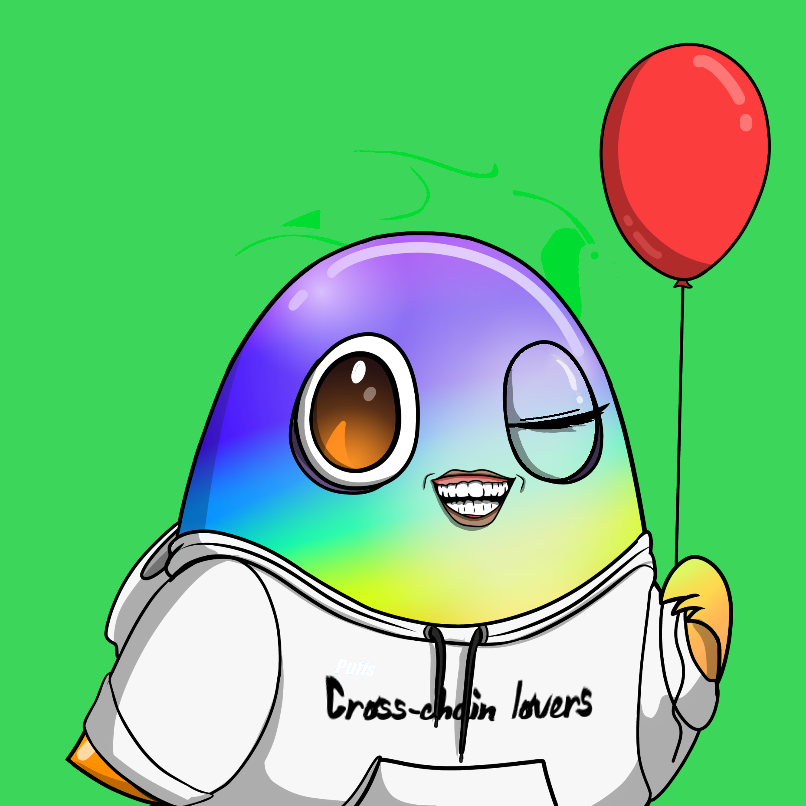 Pigeon Puffs #1395 NFT on Algorand