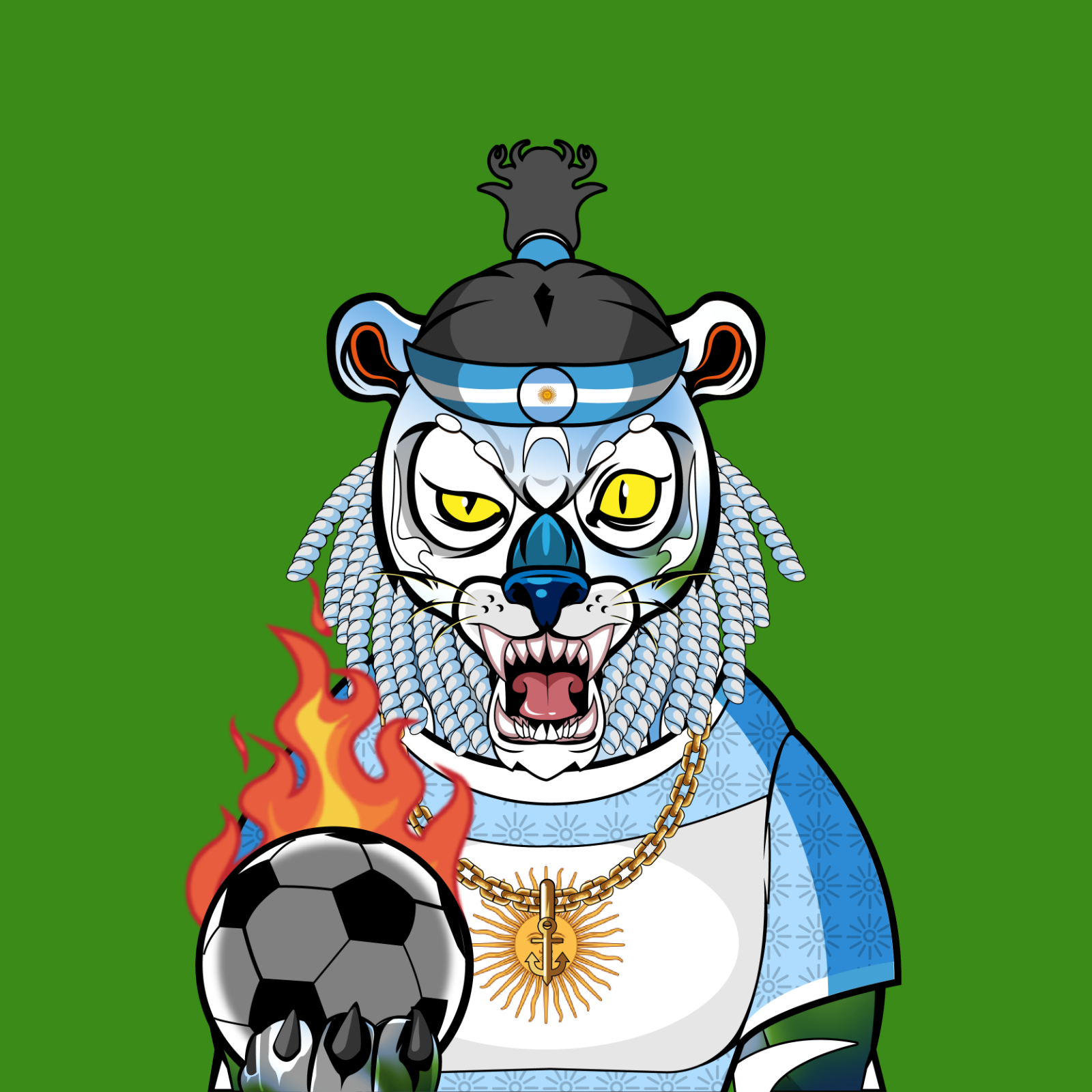 Football TigerChi #0960 NFT on Algorand