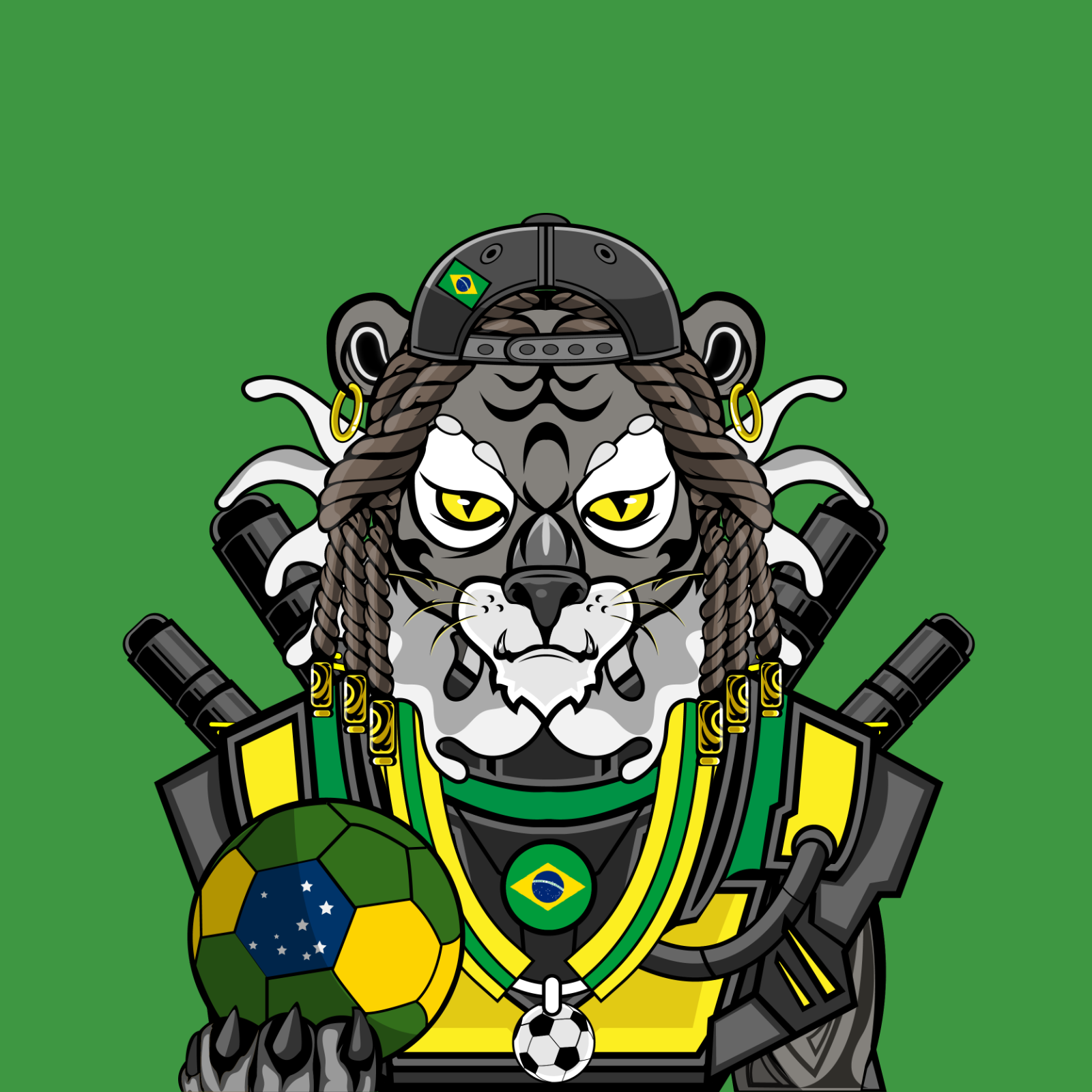 Football TigerChi #0110 NFT on Algorand