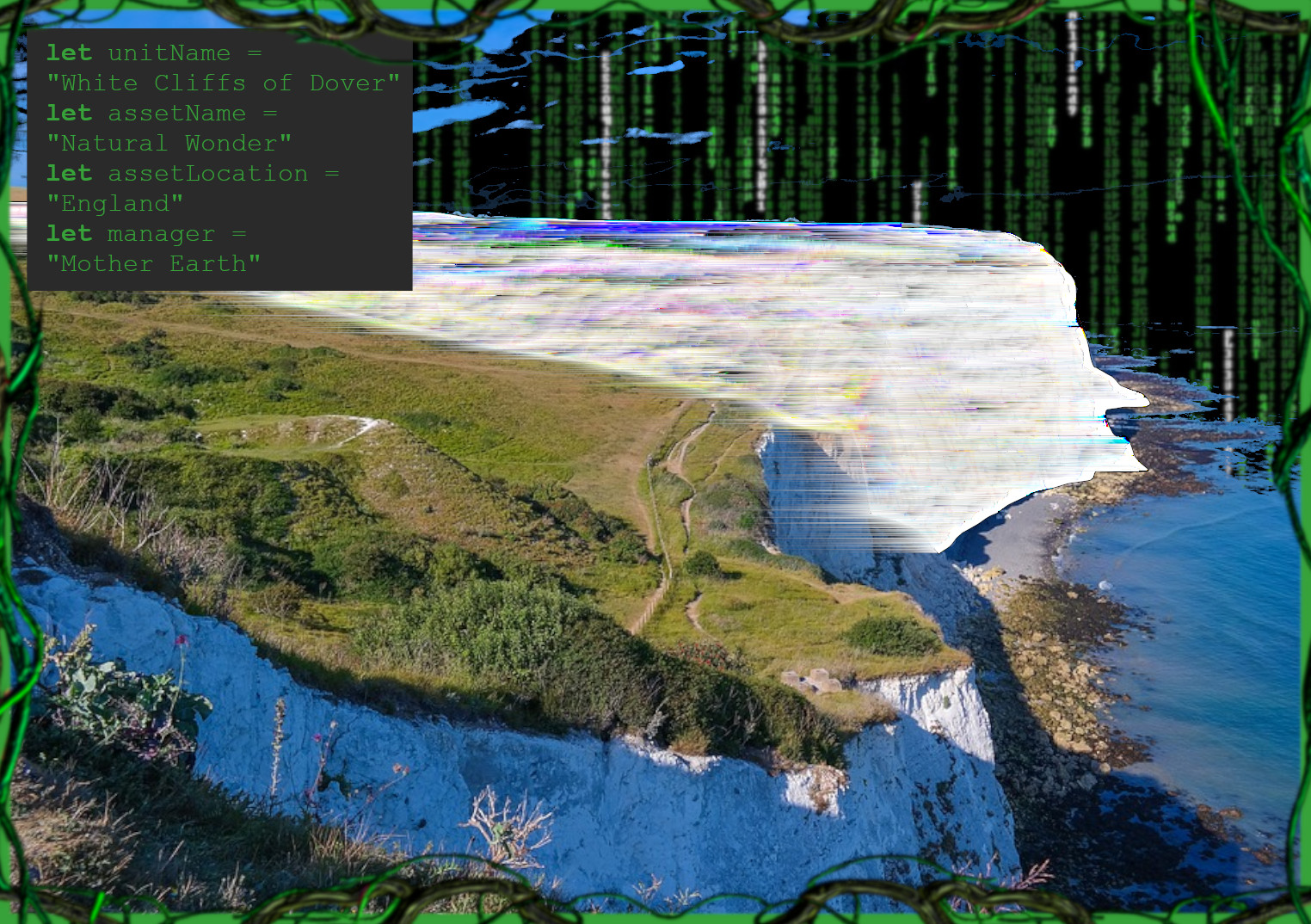 Digitizing Earth - White Cliffs NFT on Algorand