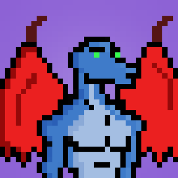 An image of Pixel Dragon: #038