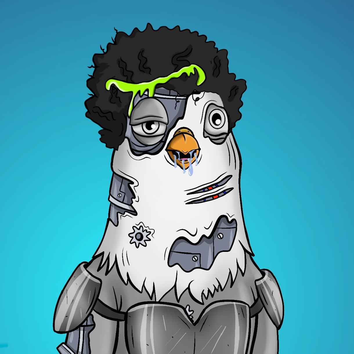 Mutant Ghetto Pigeon #142 NFT on Algorand