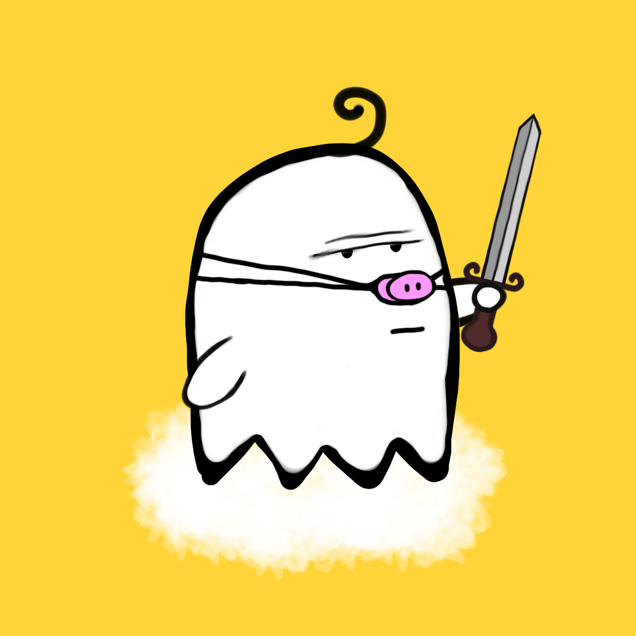 Ghostie #491 NFT on Algorand