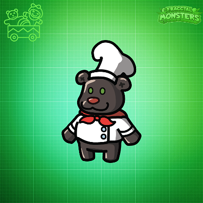 Fracctal Chef Bear Plushie