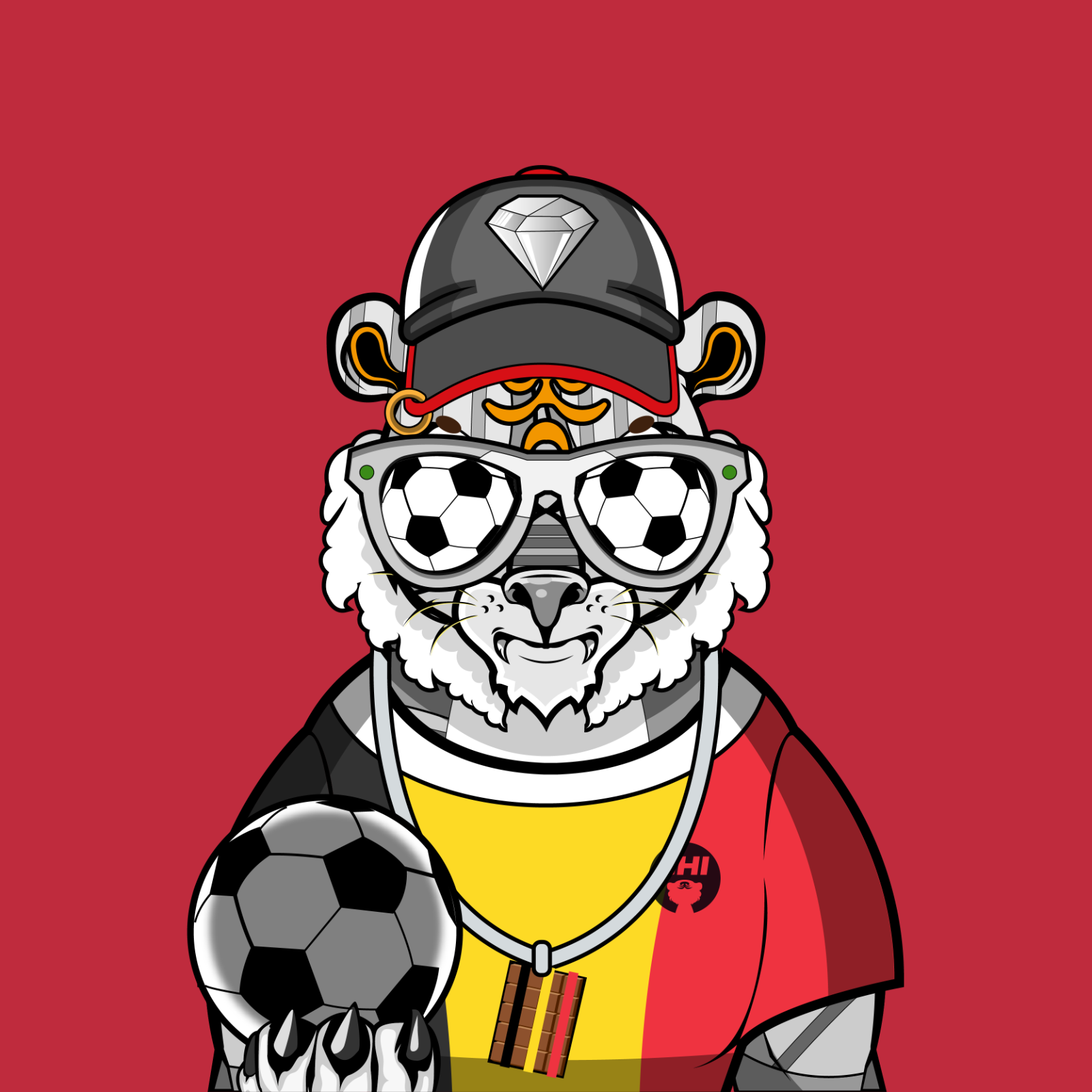 Football TigerChi #0842 NFT on Algorand