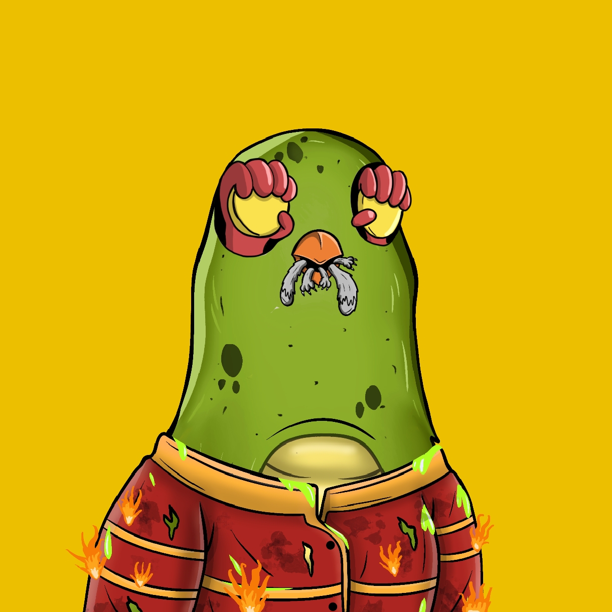 Mutant Ghetto Pigeon #488 NFT on Algorand