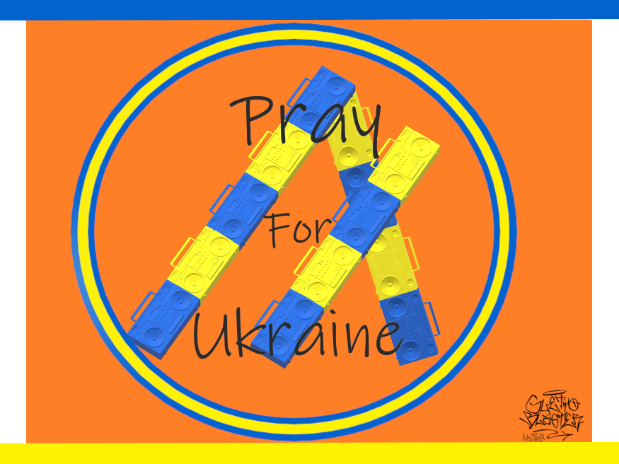 GhettoBlaster:Pray 4 Ukraine 12 NFT on Algorand