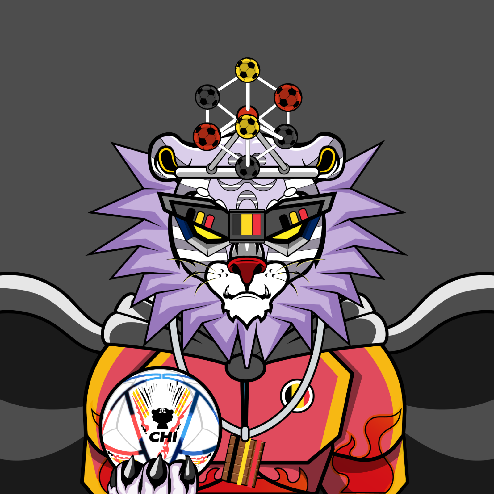 Football TigerChi #0369 NFT on Algorand