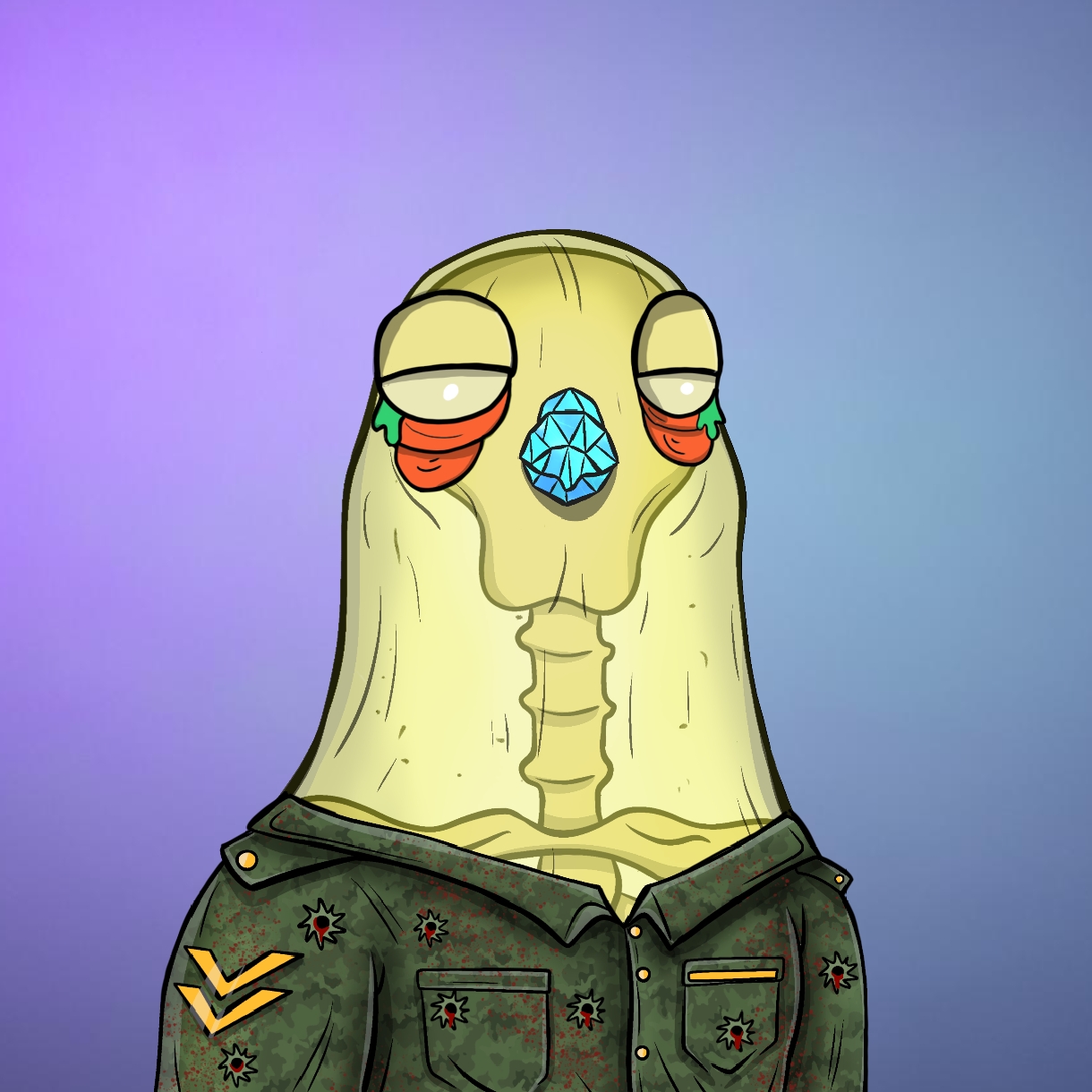 Mutant Ghetto Pigeon #561 NFT on Algorand