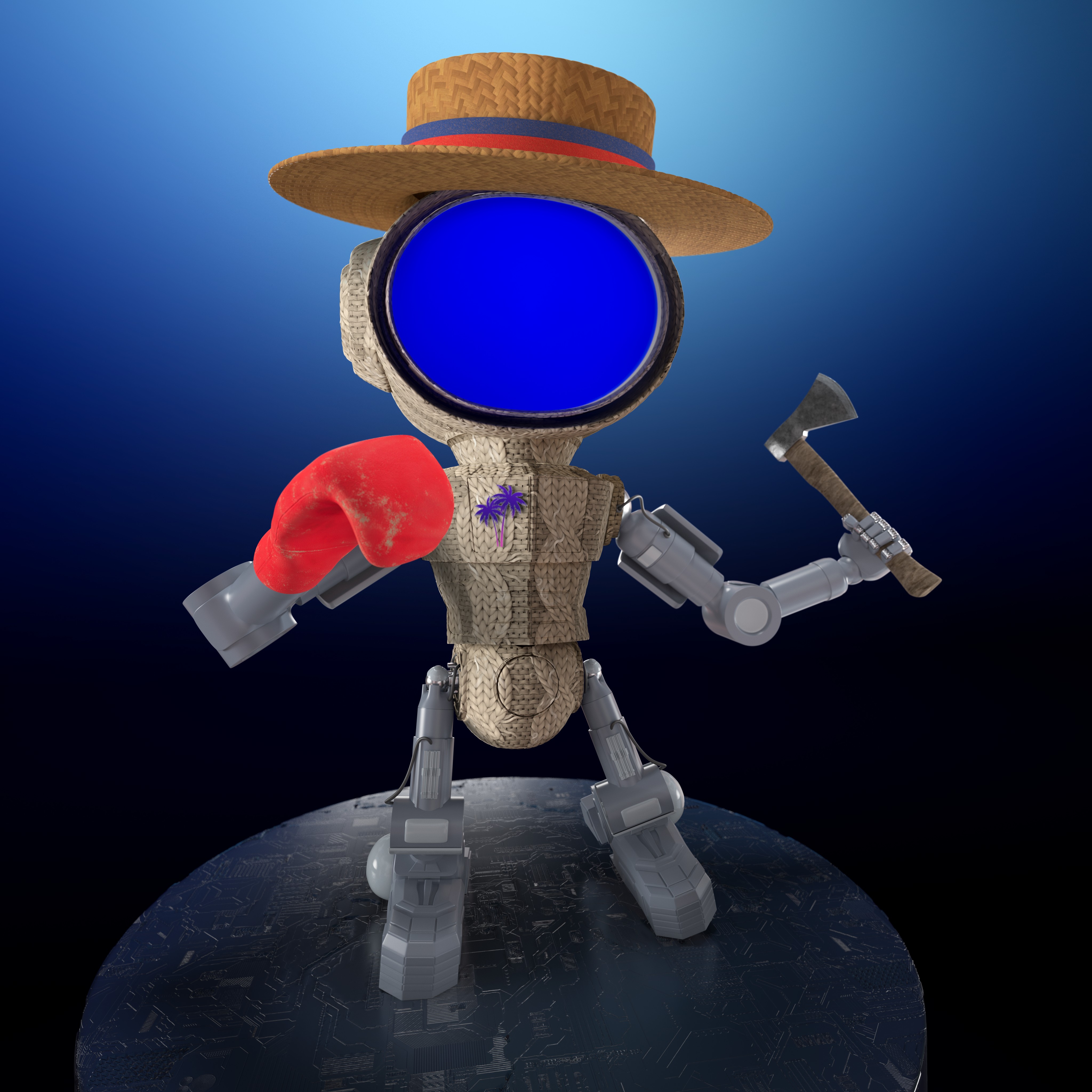 SockBot V1 No. 0100 NFT on Algorand