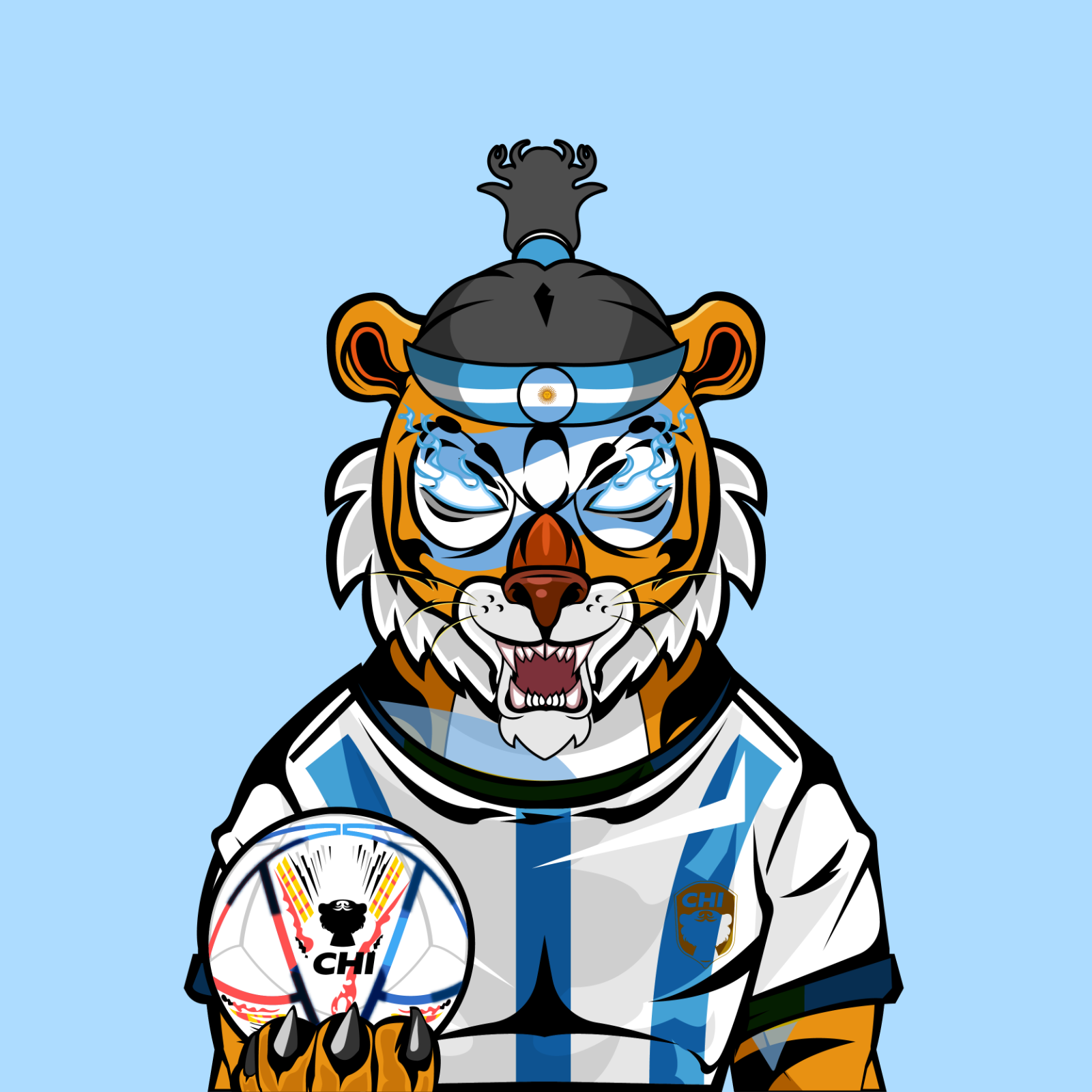 Football TigerChi #1683 NFT on Algorand