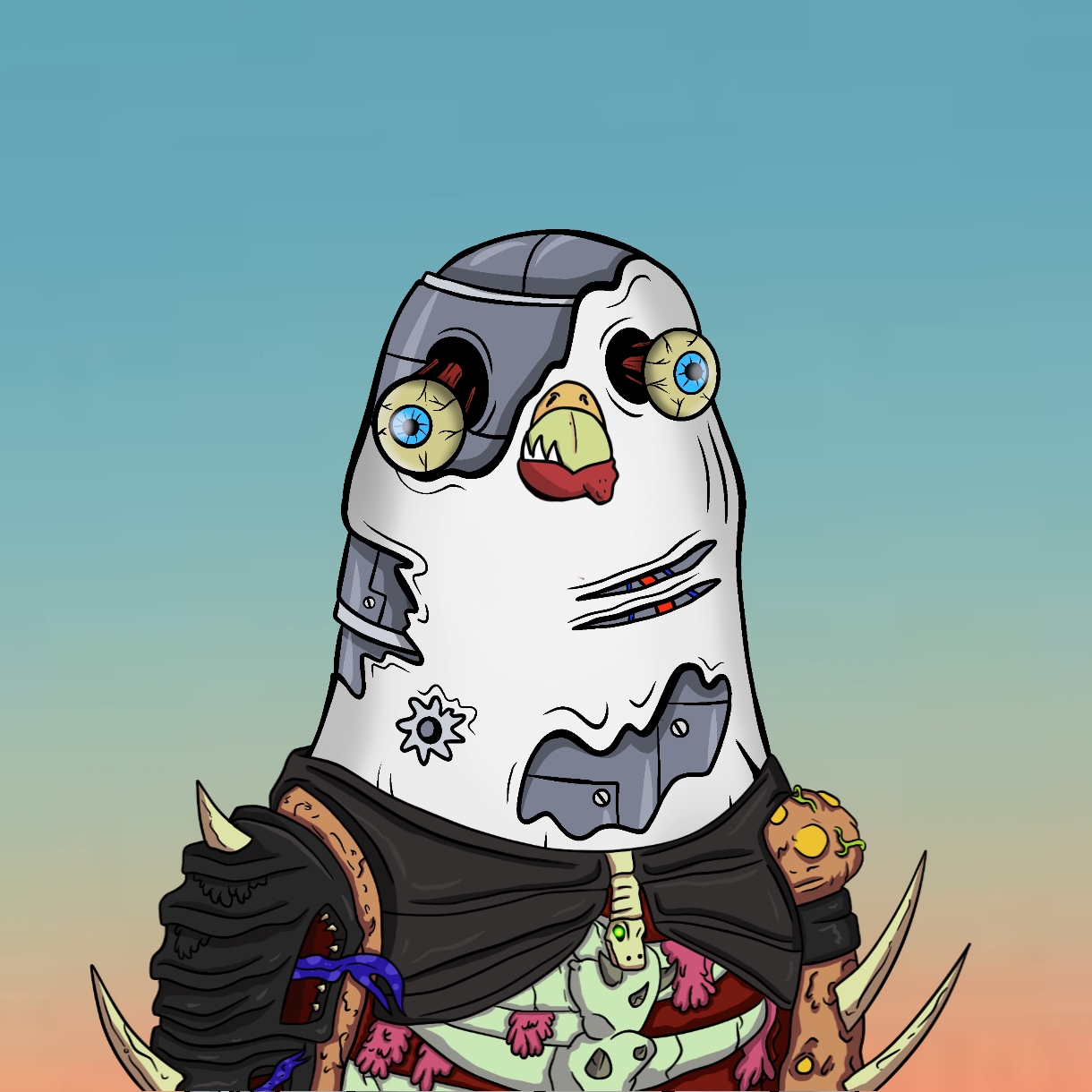 Mutant Ghetto Pigeon #656 NFT on Algorand