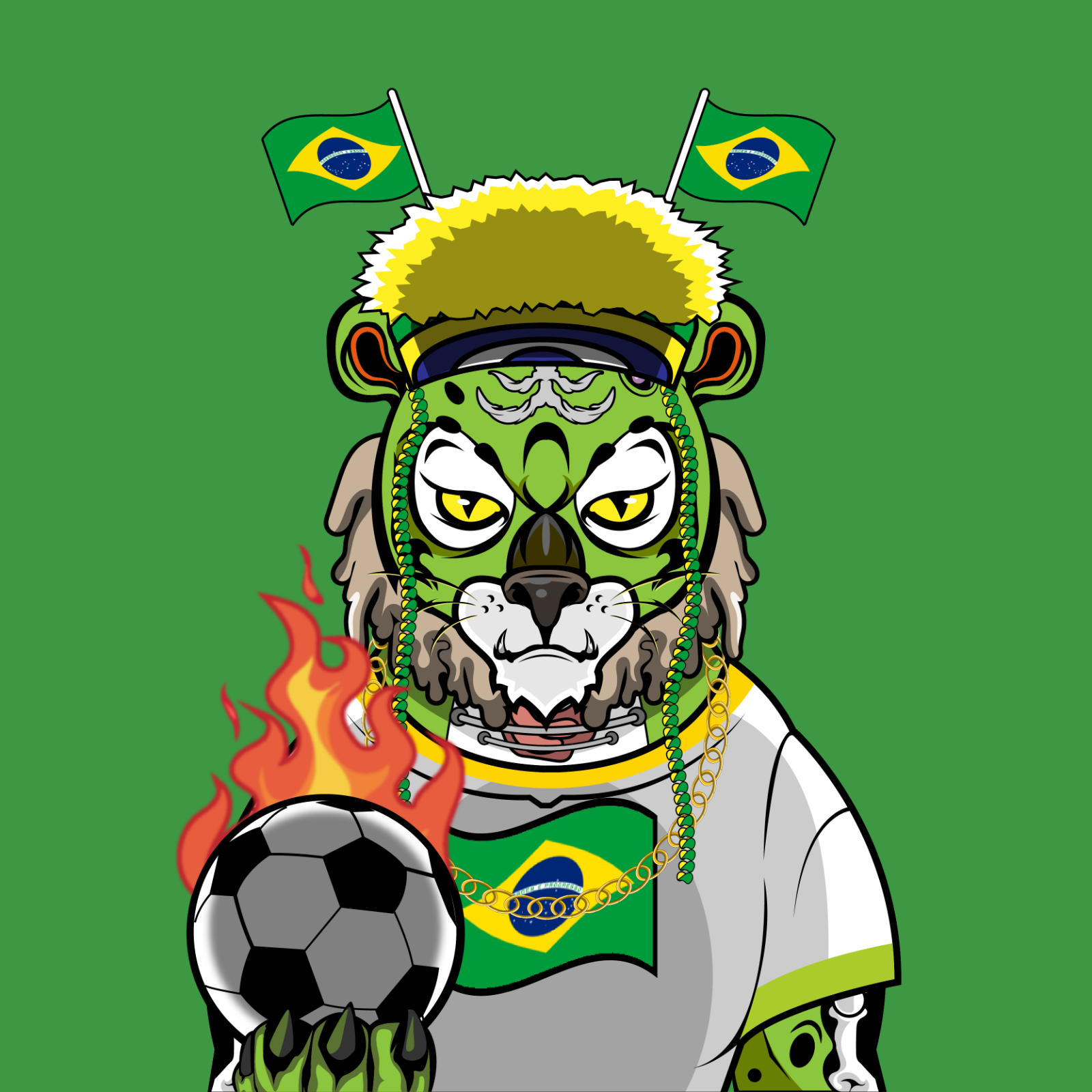 Football TigerChi #1304 NFT on Algorand