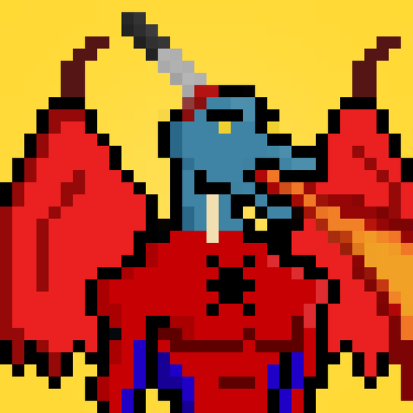 An image of Pixel Dragon: #040