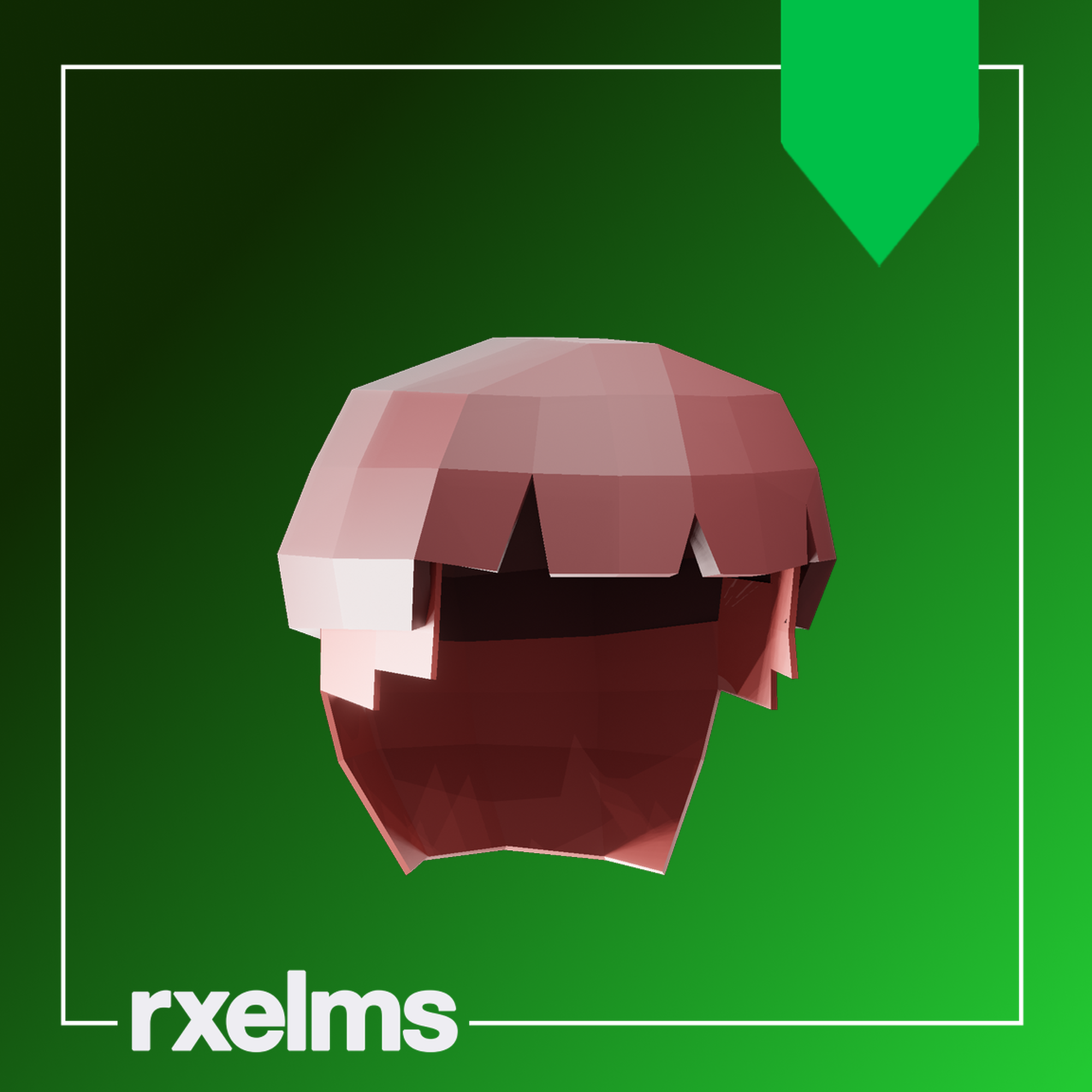 Clean Fade Block Cut Red NFT on Algorand