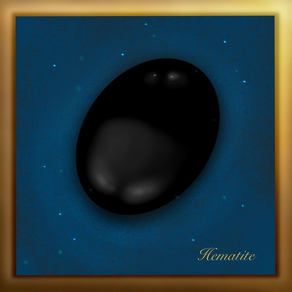 An image of Hematite Power Stone (gold)