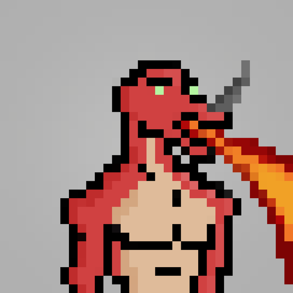 An image of Pixel Dragon: #028