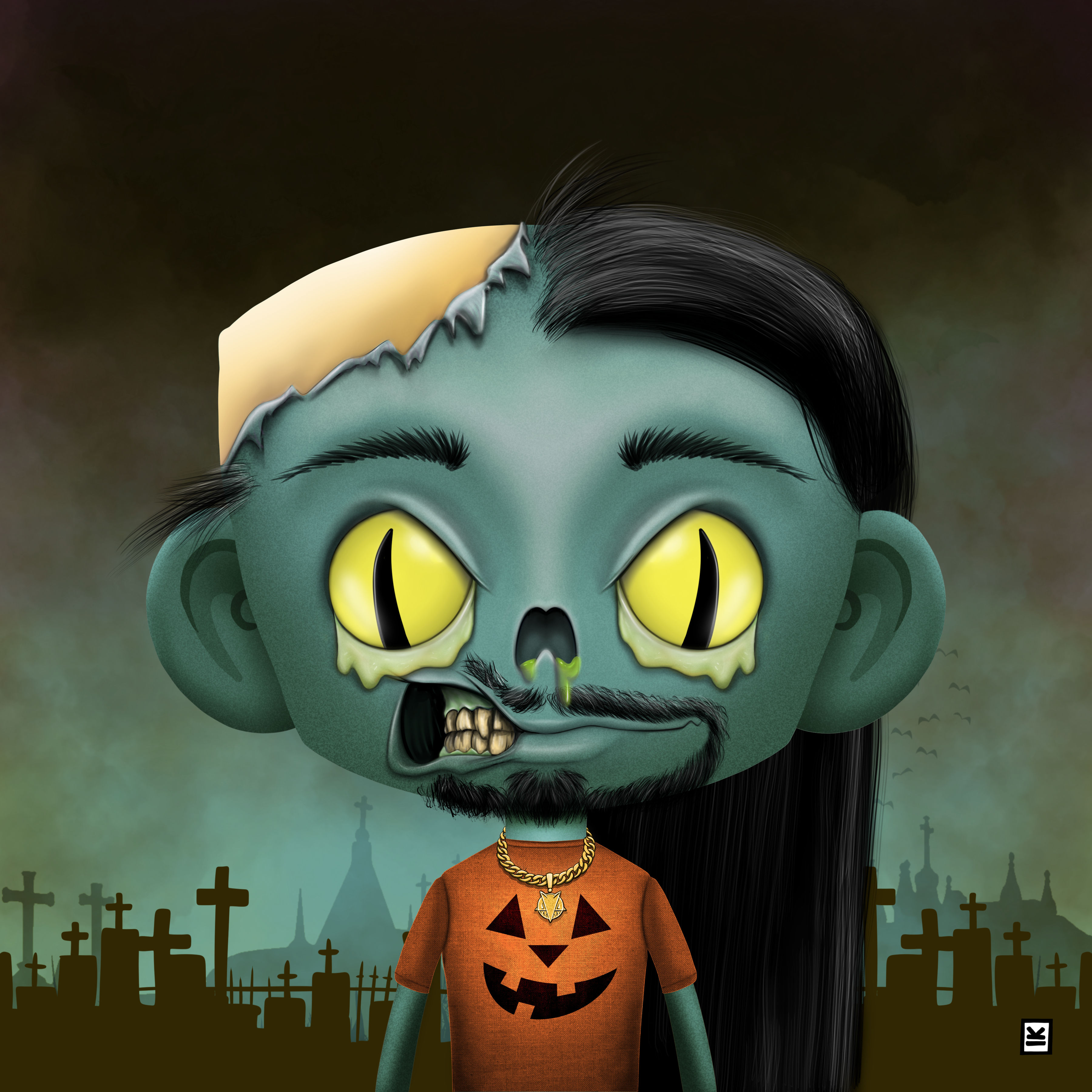 Little Monsters - Zombie #76 NFT on Algorand