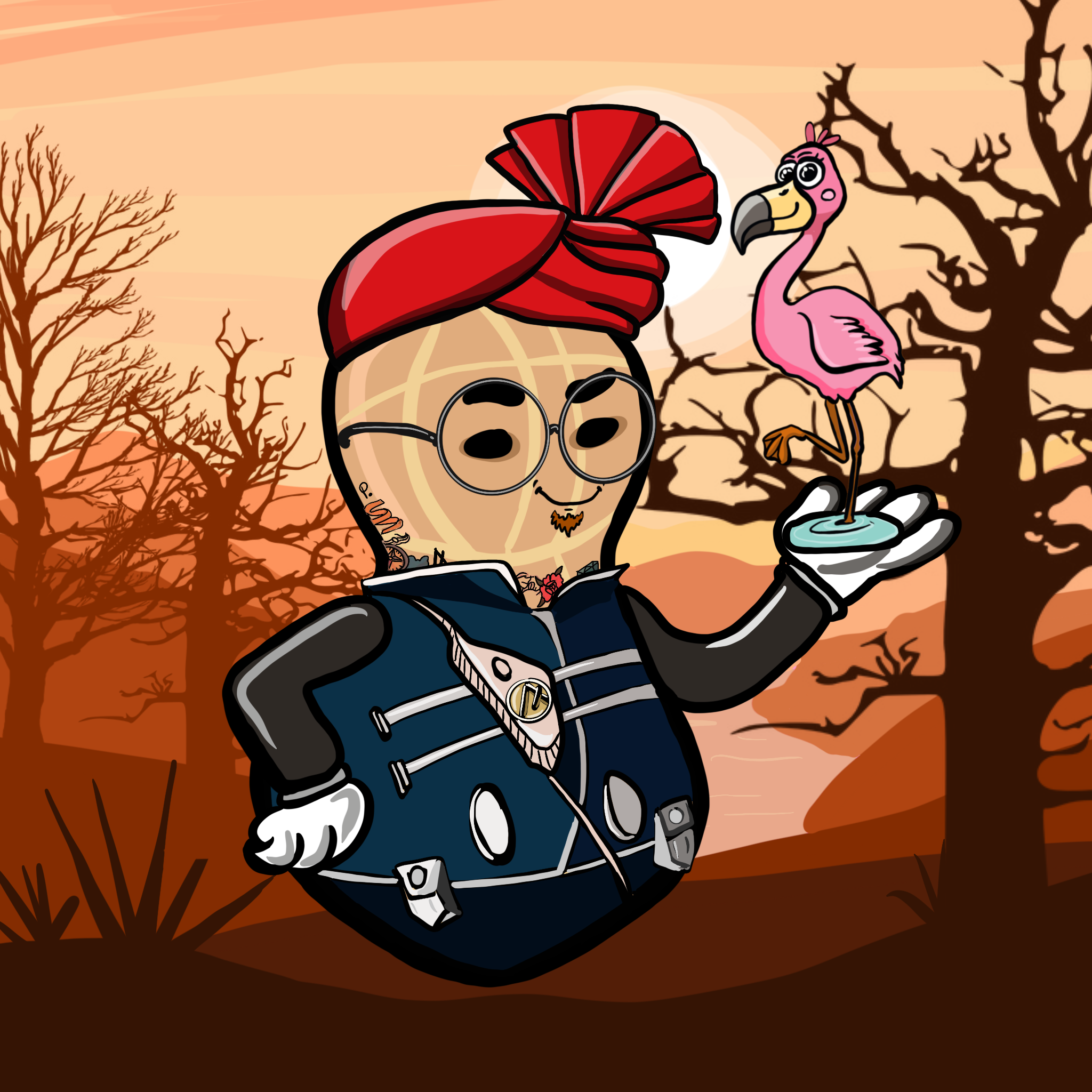 Dope Peanut Society #109 NFT on Algorand