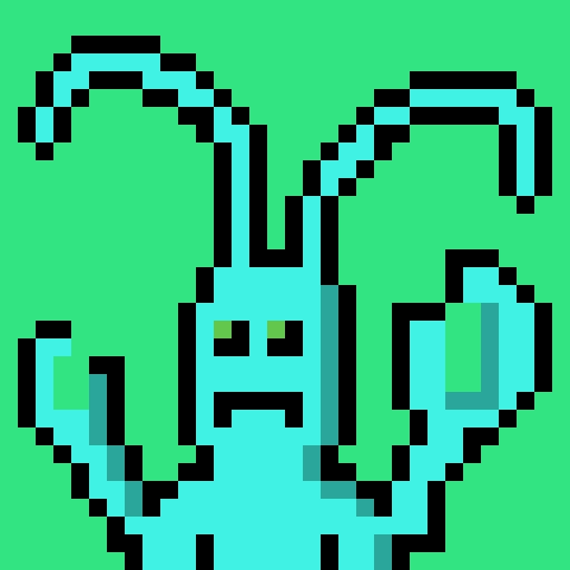 An image of Pixel Lobster #19