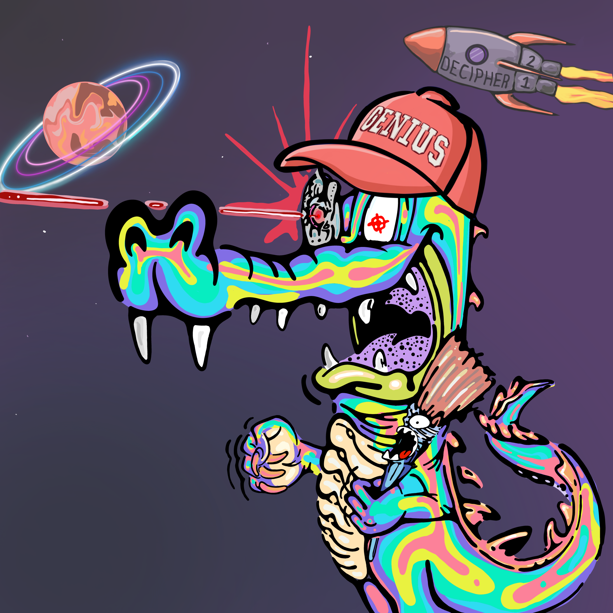 Algo Gator #595 NFT on Algorand