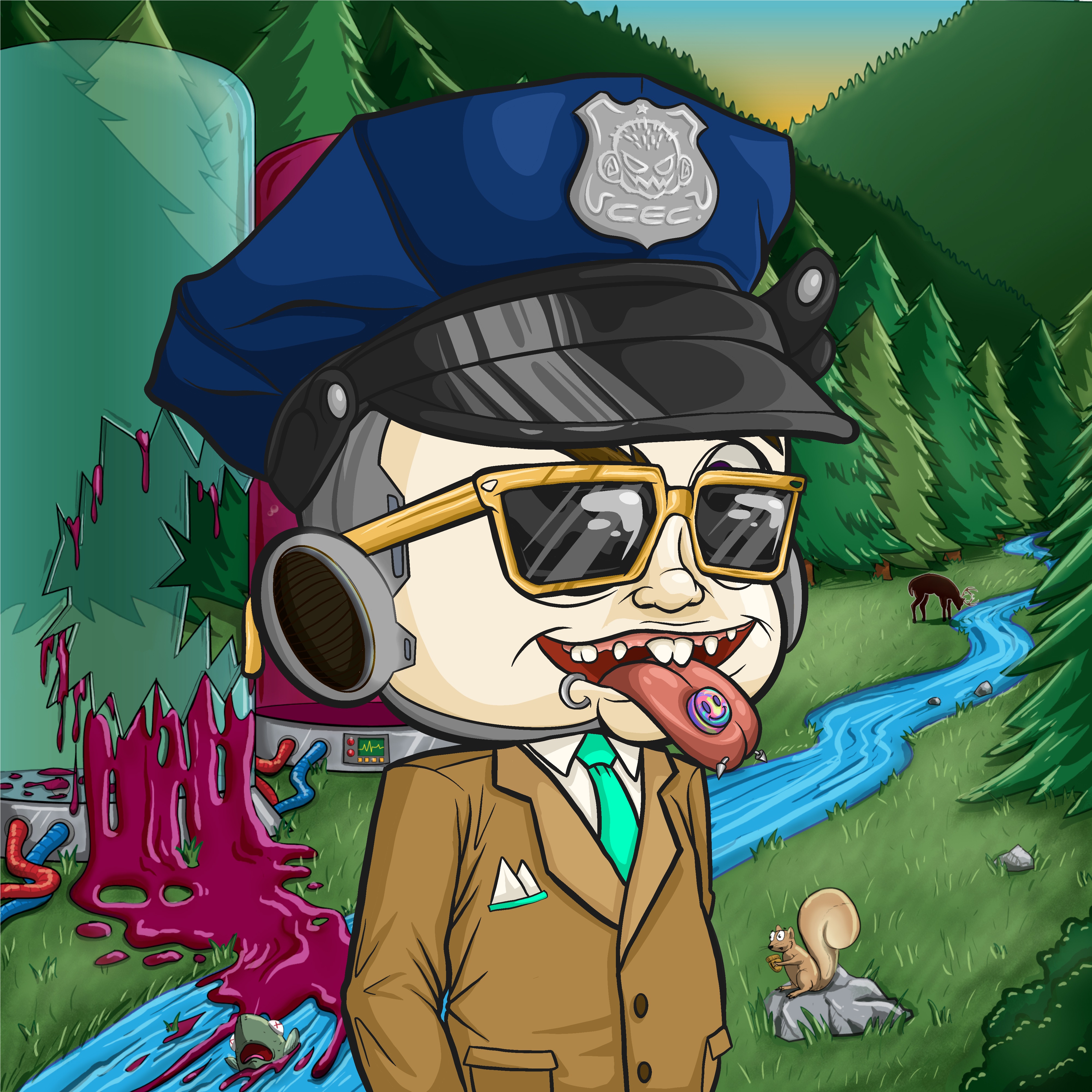 CRAZY COP #6029 NFT on Algorand