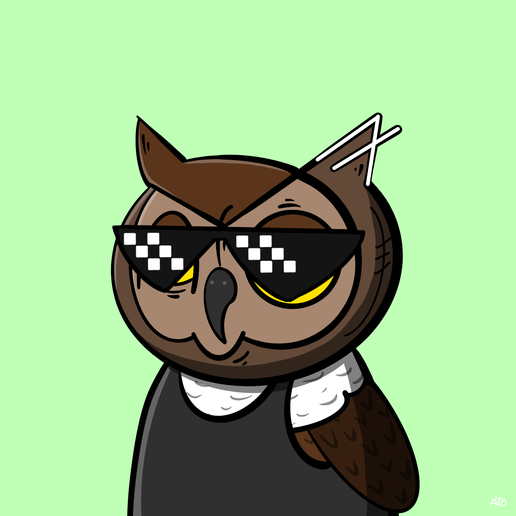 AOWL #595 NFT on Algorand