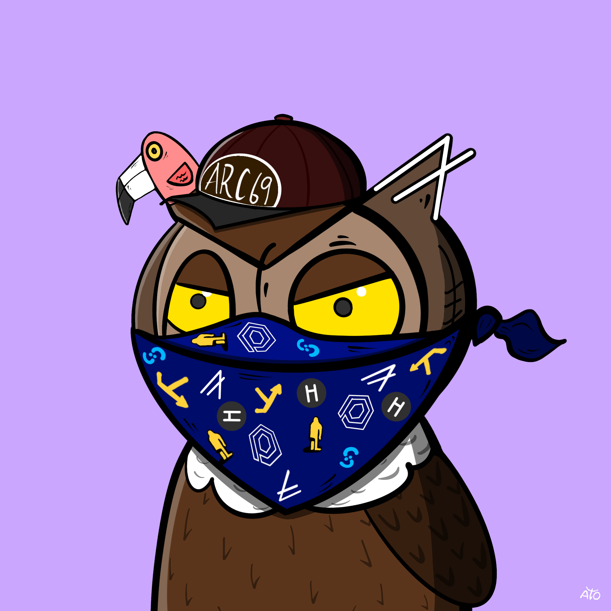 AOWL #1833 NFT on Algorand