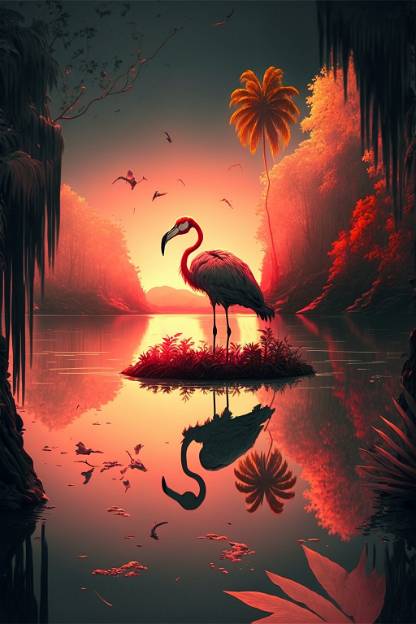 Wondrous Flamingo