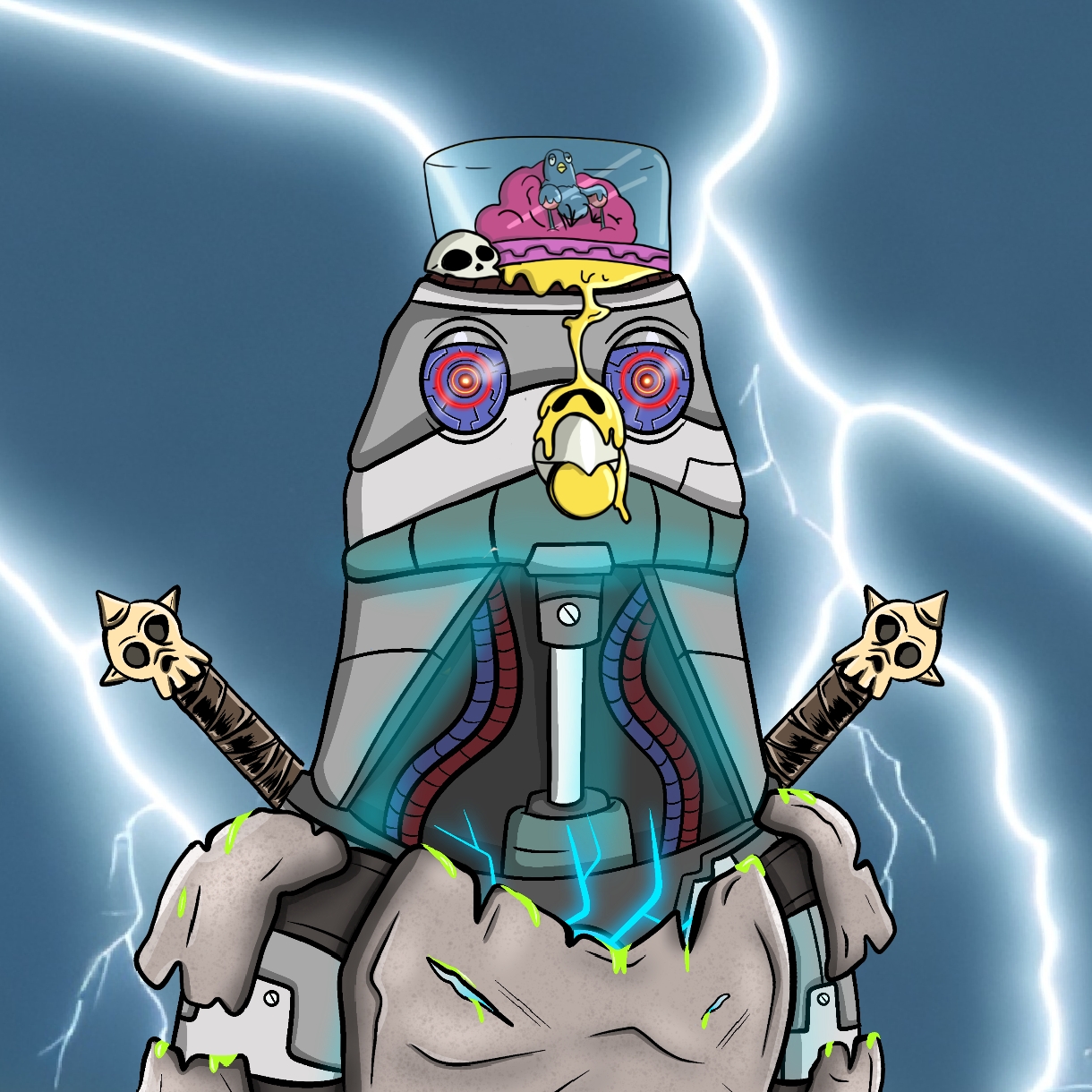 Mutant Ghetto Pigeon #220 NFT on Algorand