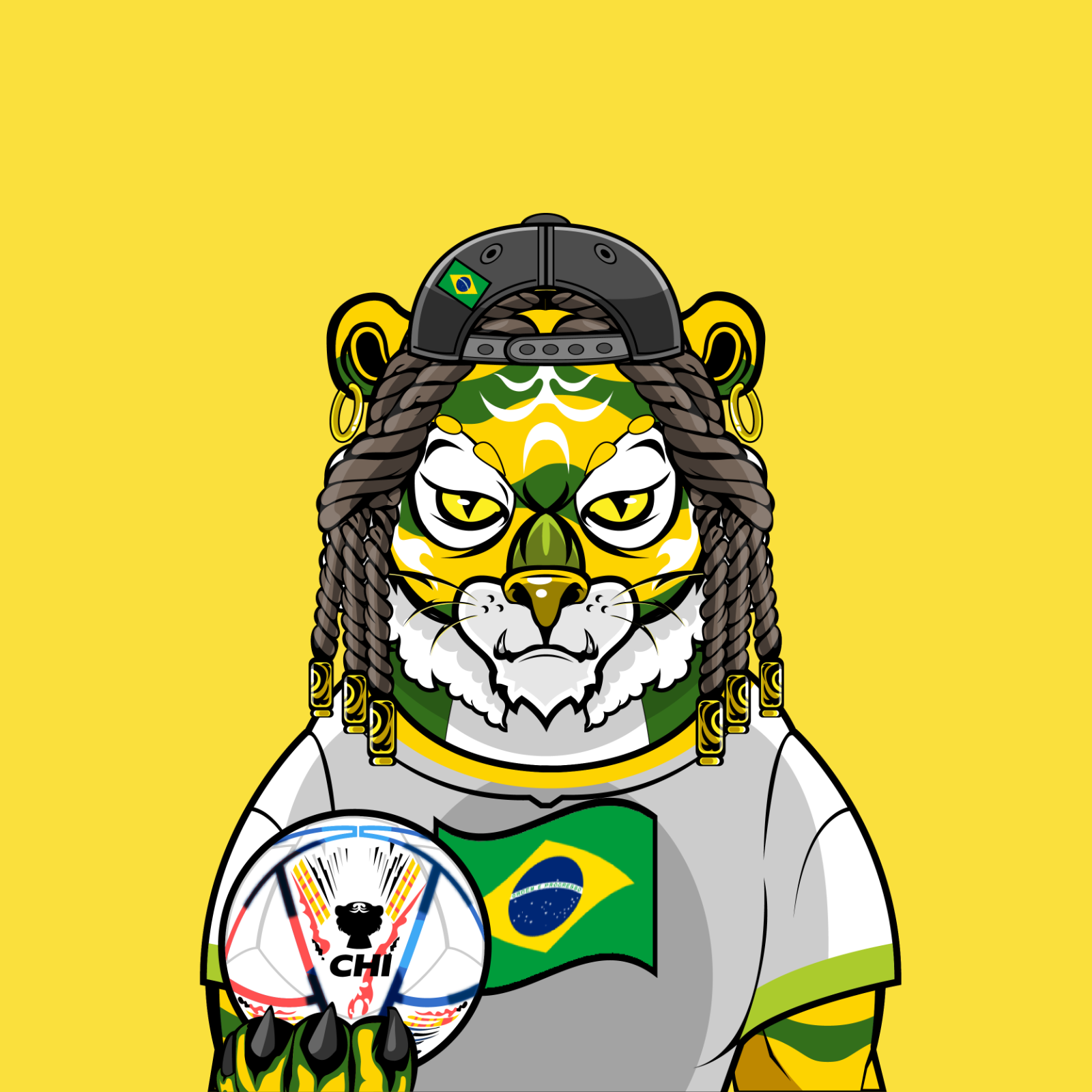 Football TigerChi #0680 NFT on Algorand