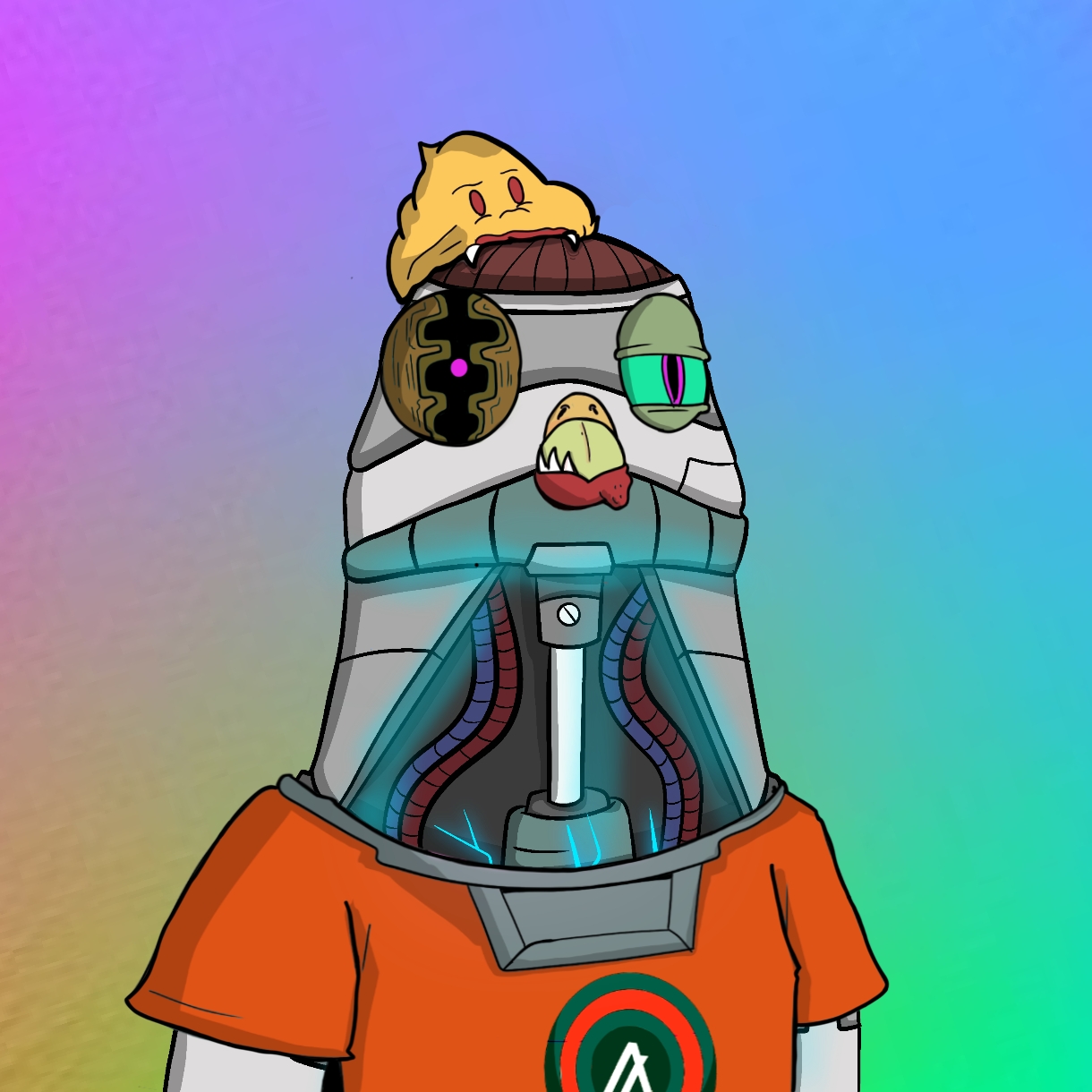 Mutant Ghetto Pigeon #255 NFT on Algorand